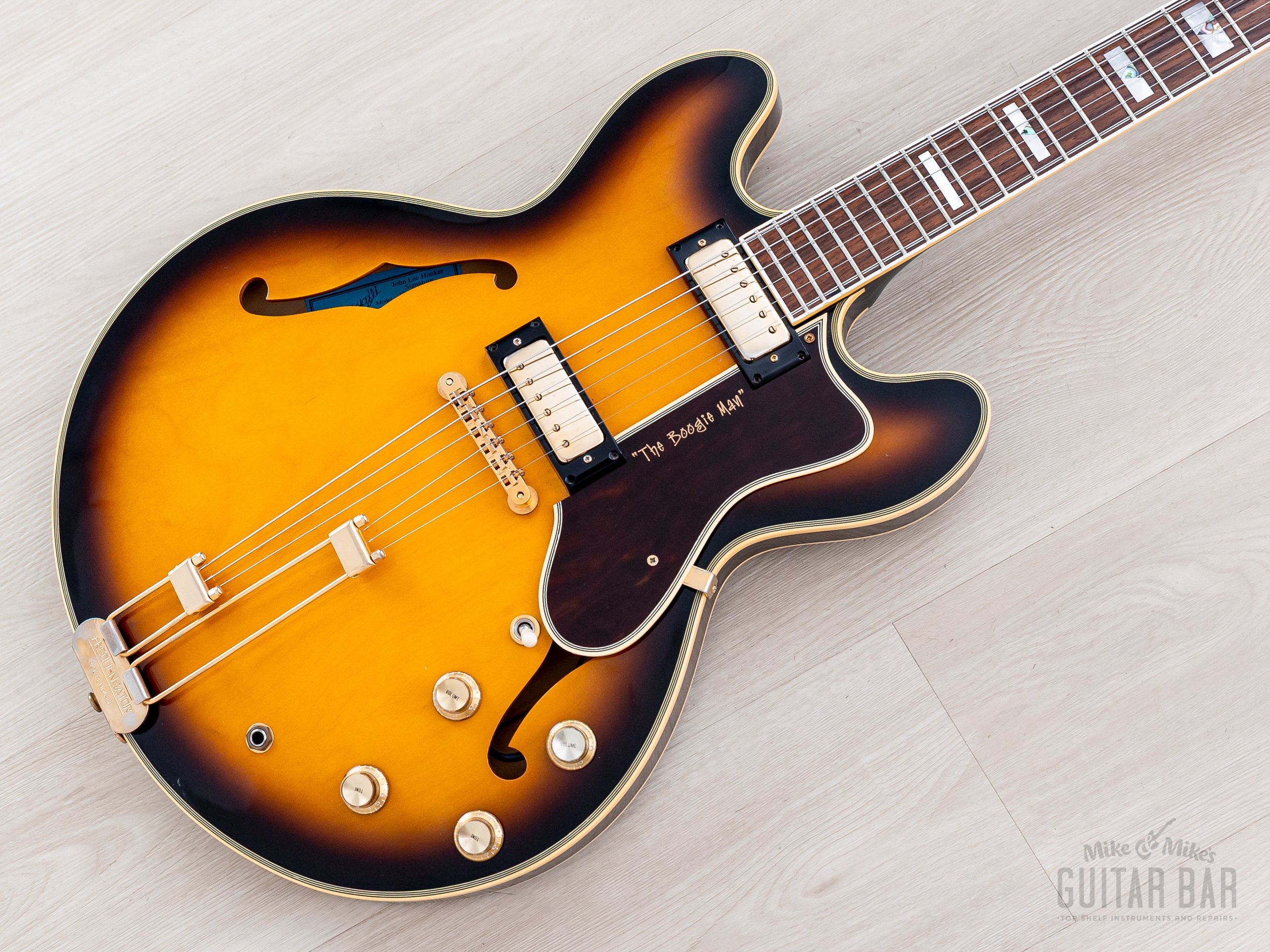 2000 Epiphone USA John Lee Hooker Signature 1964 Sheraton Sunburst, Ne