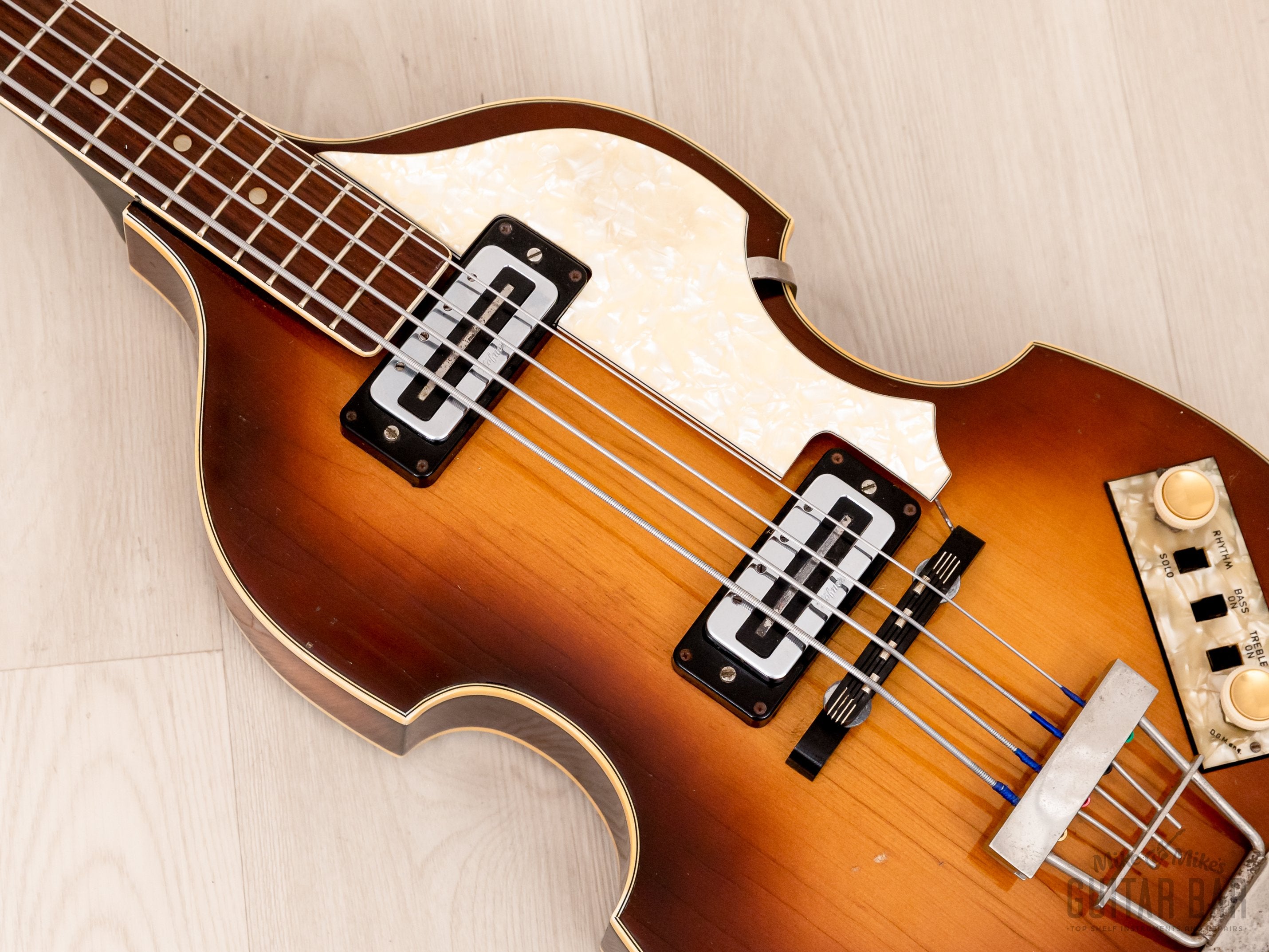 1974 Hofner 500/1 Beatle Bass Vintage Violin Bass 100% Original w/ Blade Pickups, Case