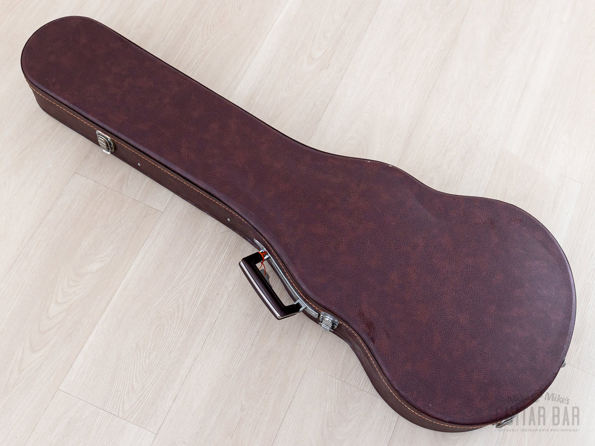 Ibanez AM200 brown hardshell case closed
