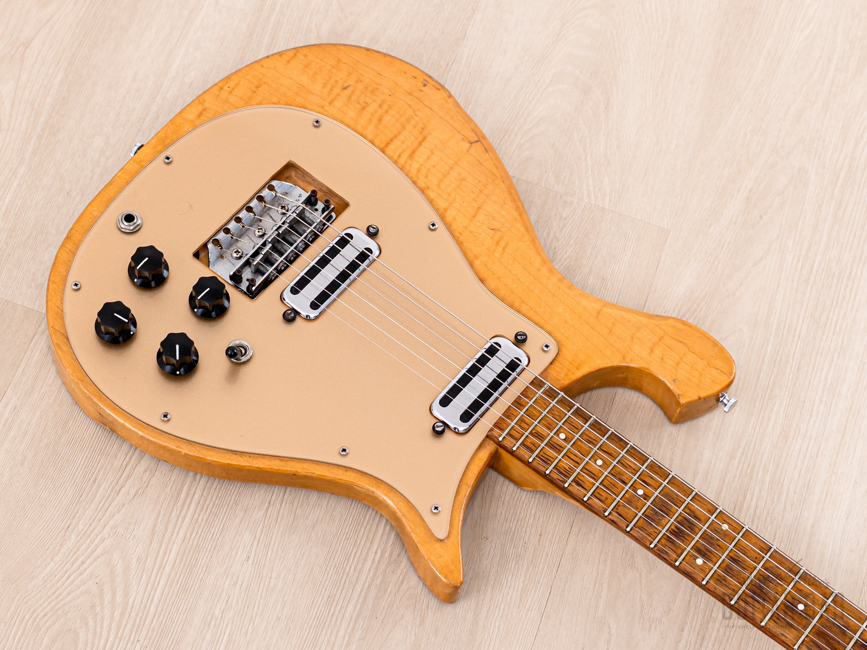 1961 Rickenbacker 450 Combo Vintage Electric Guitar Mapleglo w/ Toaster Top Pickups, Case
