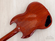 1964 Gibson EB-0 bass - back of body close-up