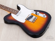 Hybrid II Telecaster Metallic Sunburst body, side angle