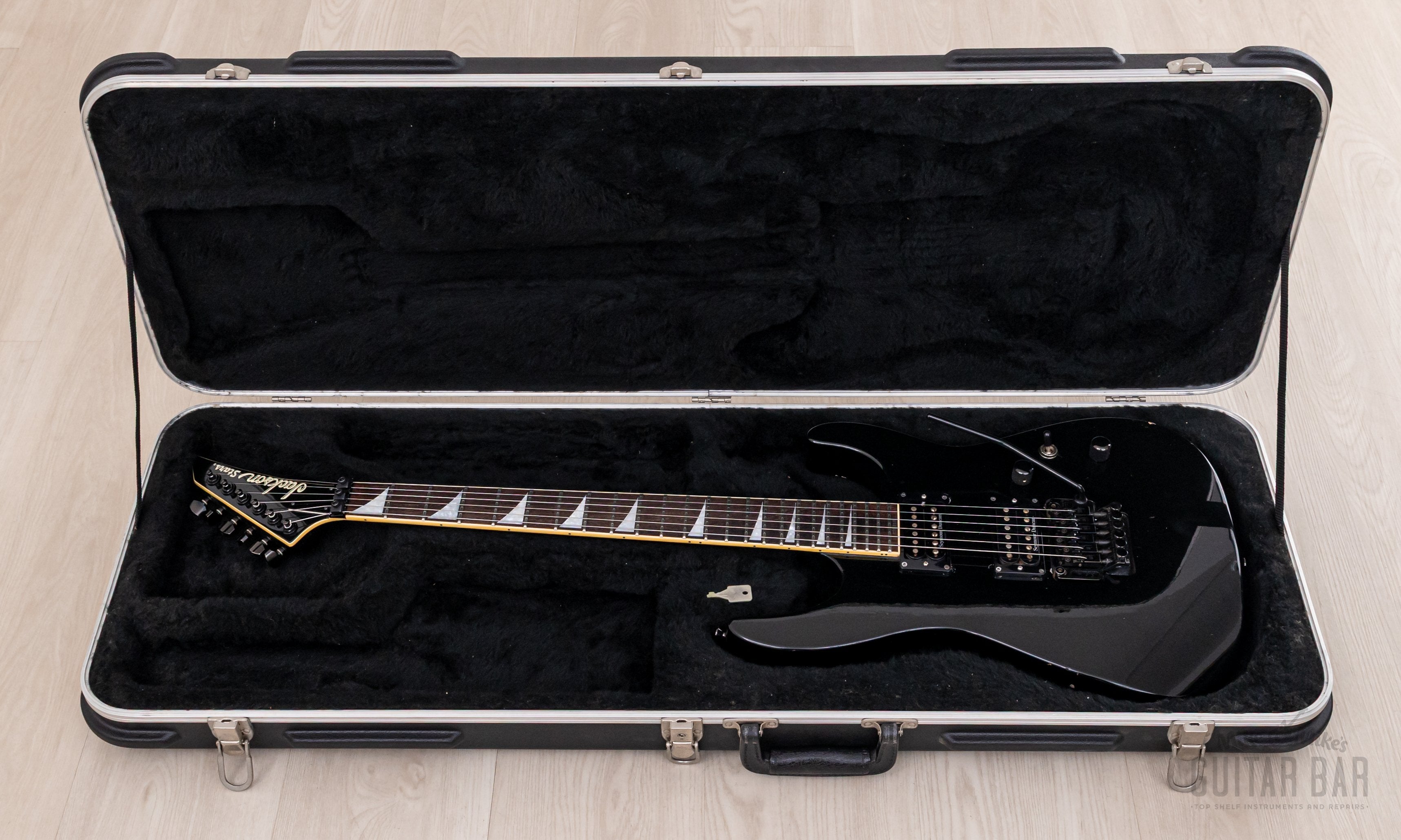 2002 Jackson Stars Soloist SL-J2 Neck Through Guitar Black w/ Seymour Duncan, Floyd Rose & Case