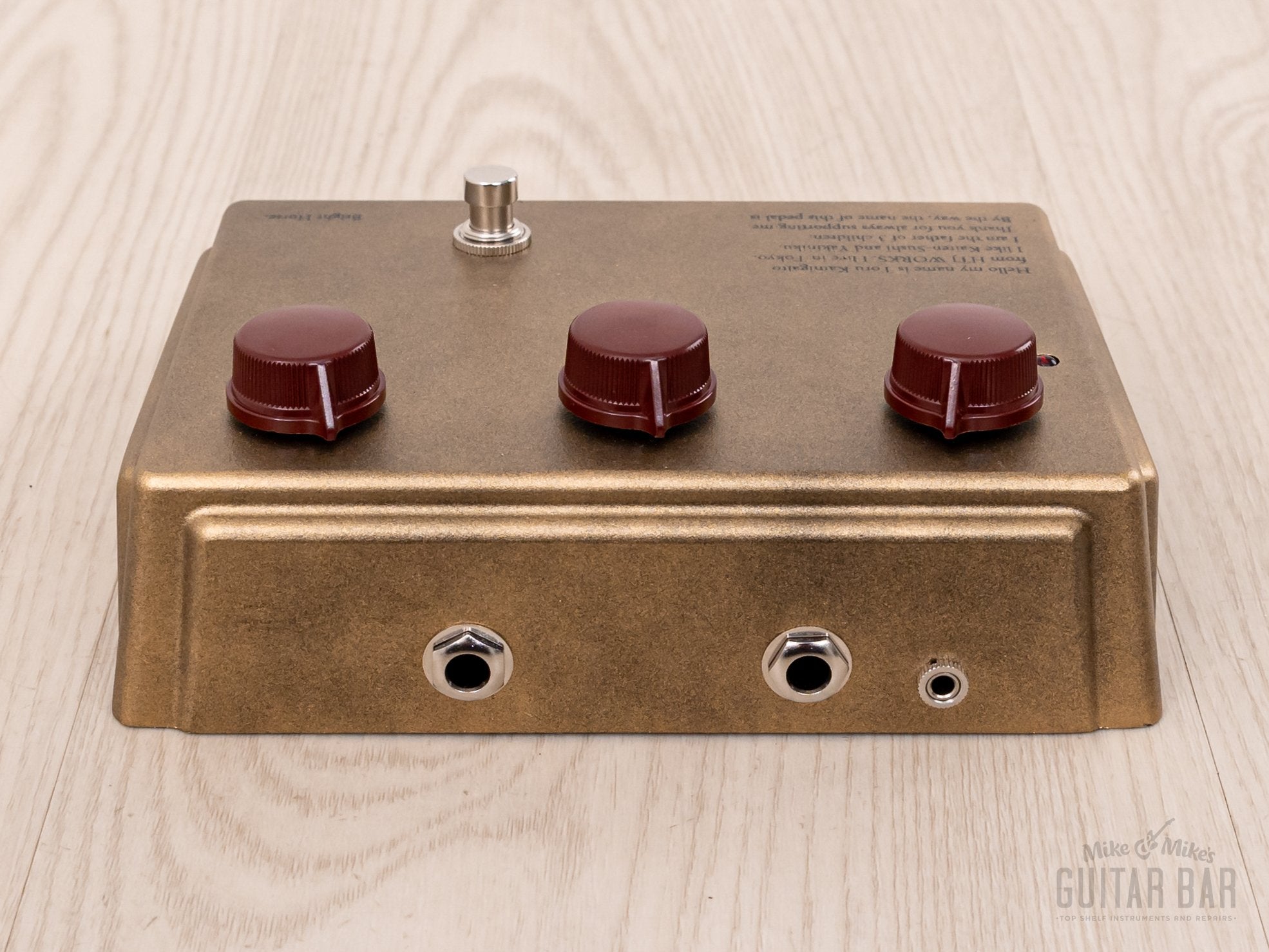 2025 HTJ-Works Bright Horse Professional Overdrive Big Box Limited Edition Aged Gold Klone, Mint w/ Box