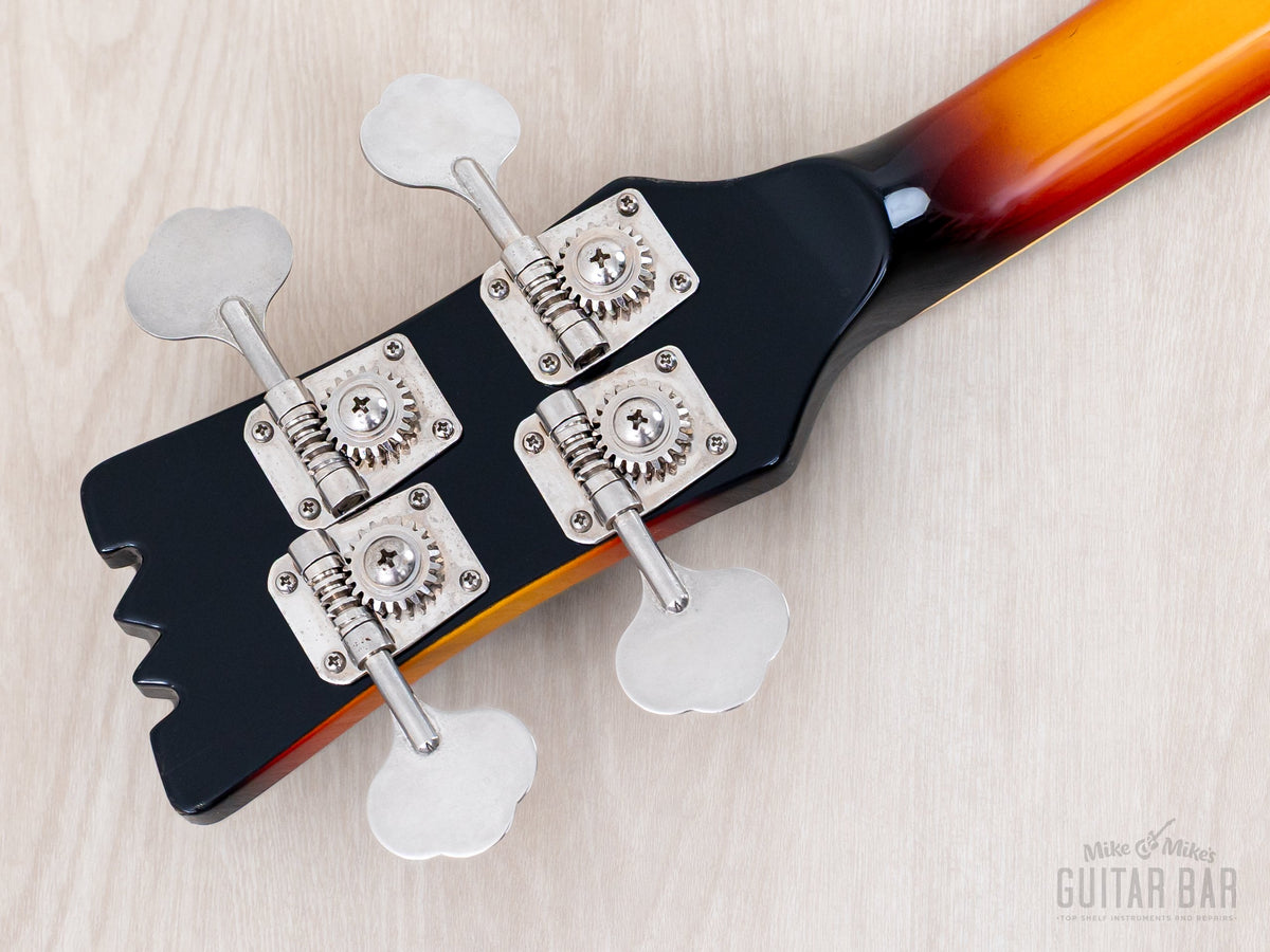 Mosrite Ventures Bass headstock back with tuners
