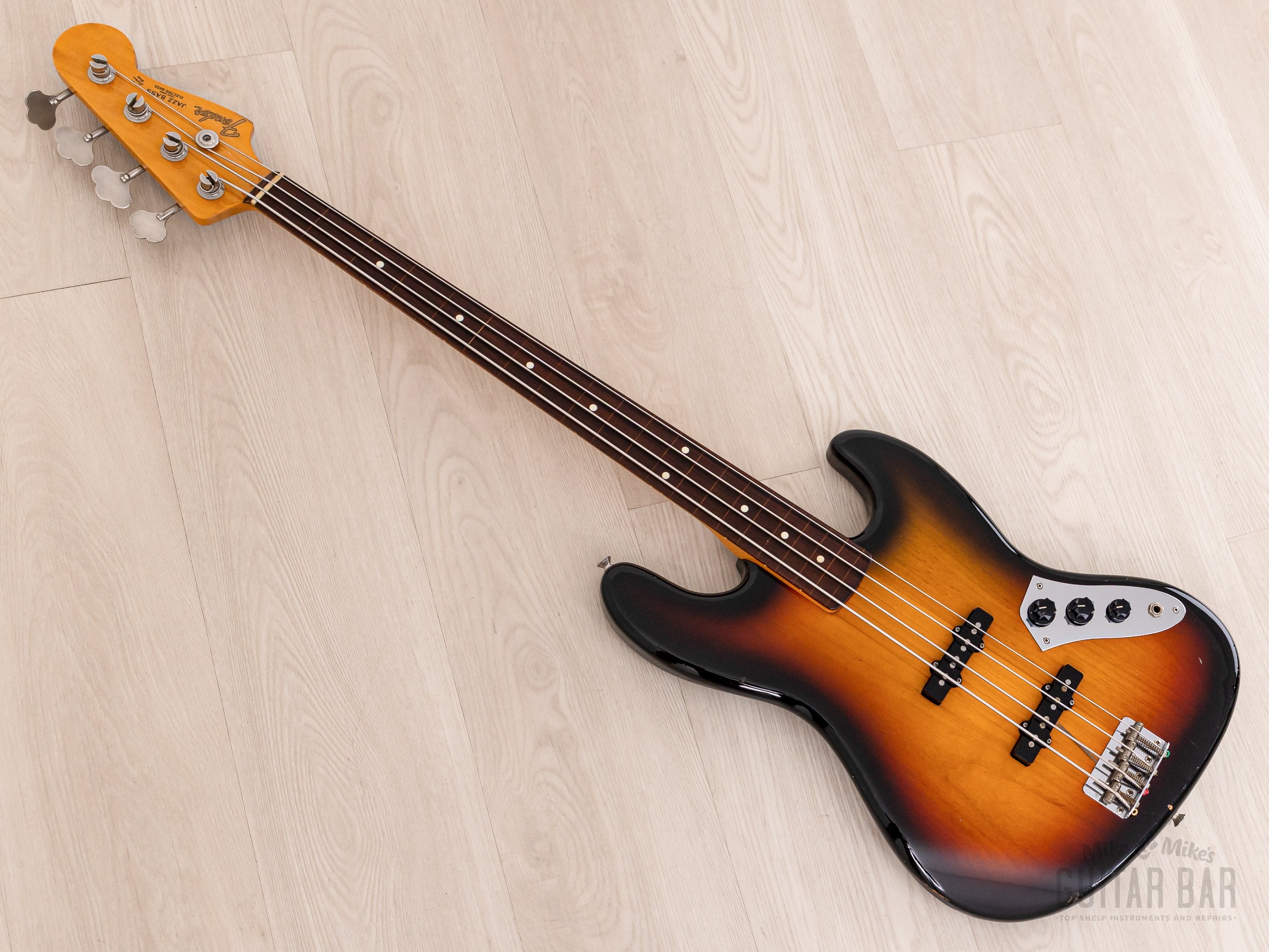 1994 Fender Jazz Bass Fretless '62 Vintage Reissue JB62-77FL w/ USA Pickups, Japan MIJ, Jaco