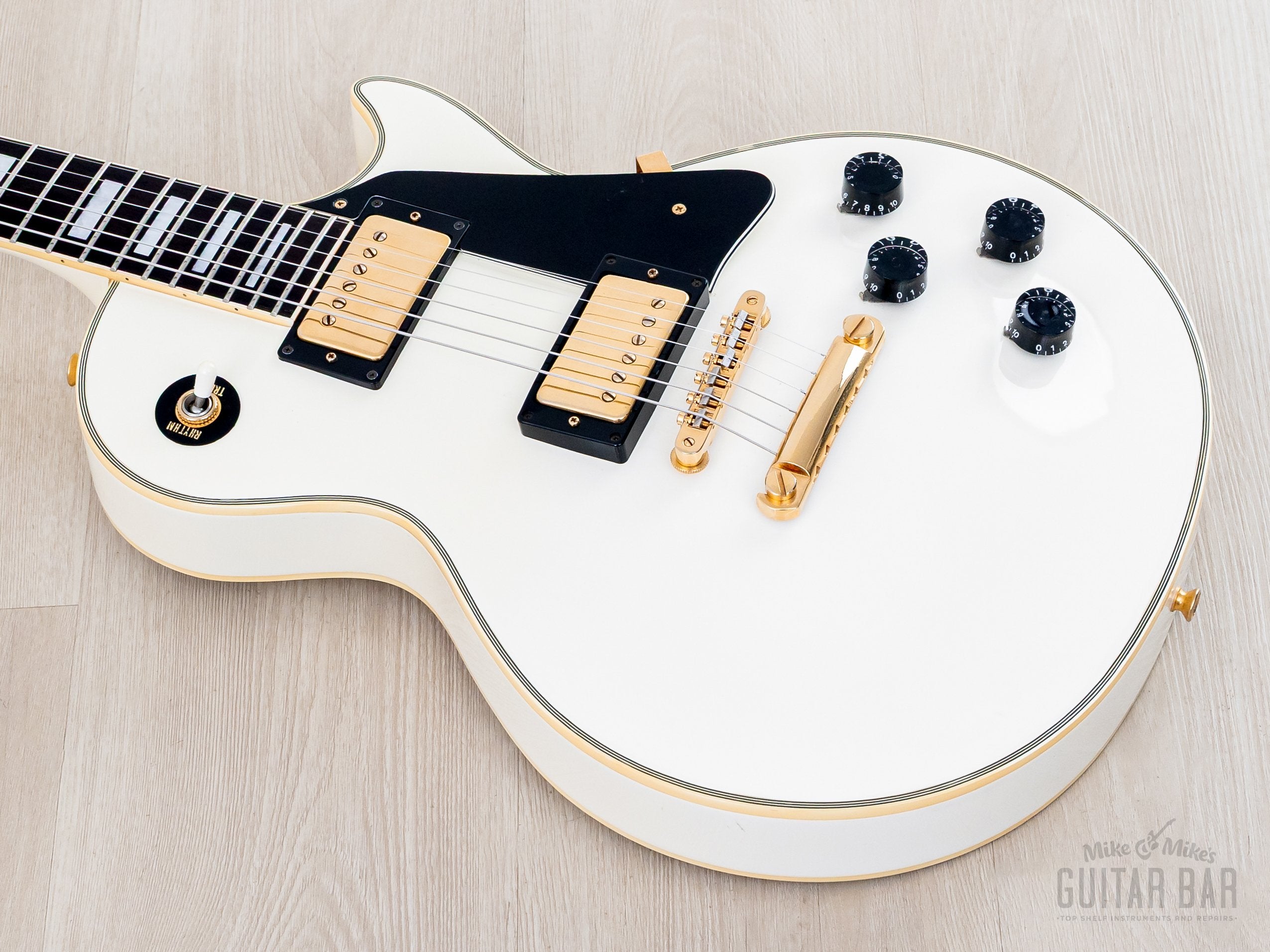 1990 Orville Les Paul Custom LPC-75 Alpine White Gibson-Licensed, Japa