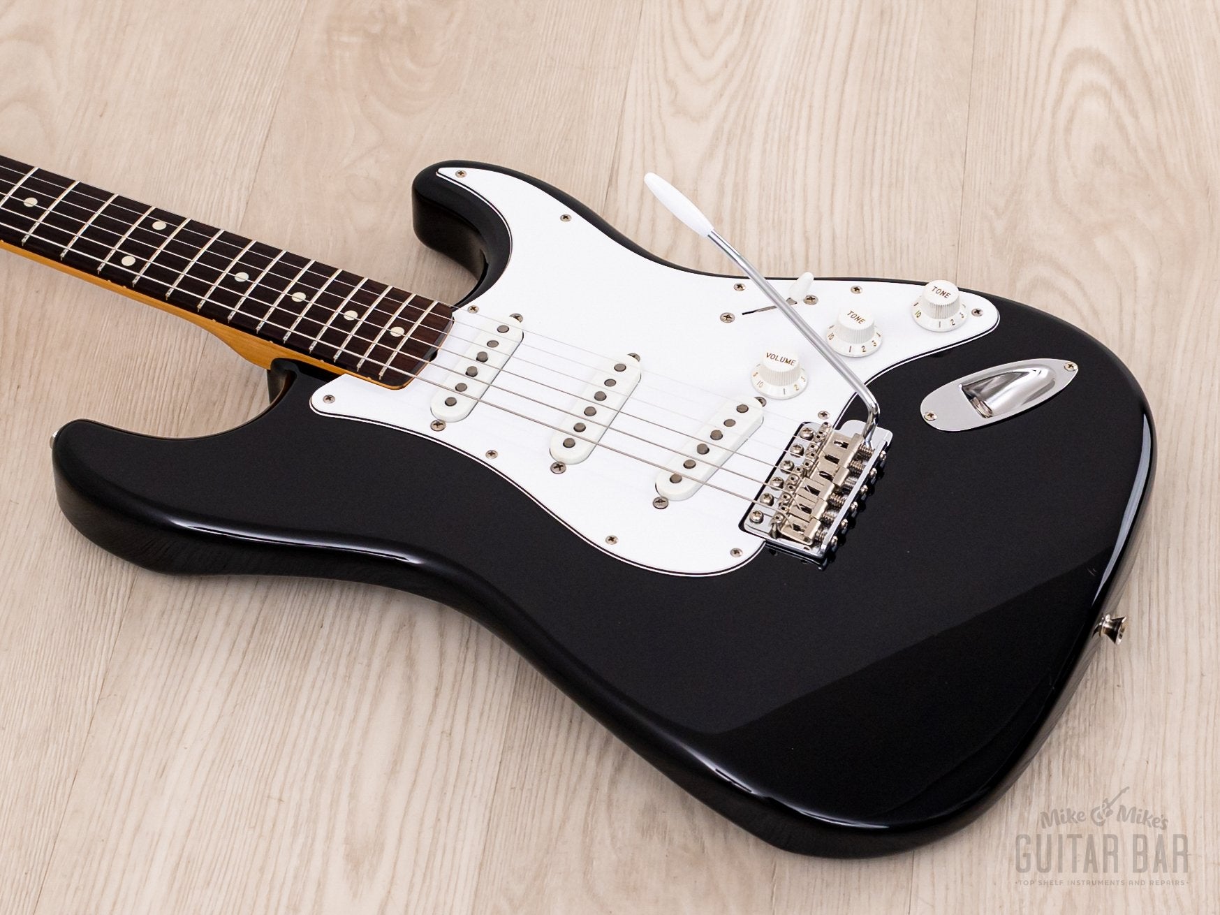 1991 Fender Stratocaster ‘62 Vintage Reissue ST62-650 Black, Near-Mint w/ American Vintage 57/62, Japan MIJ Fujigen