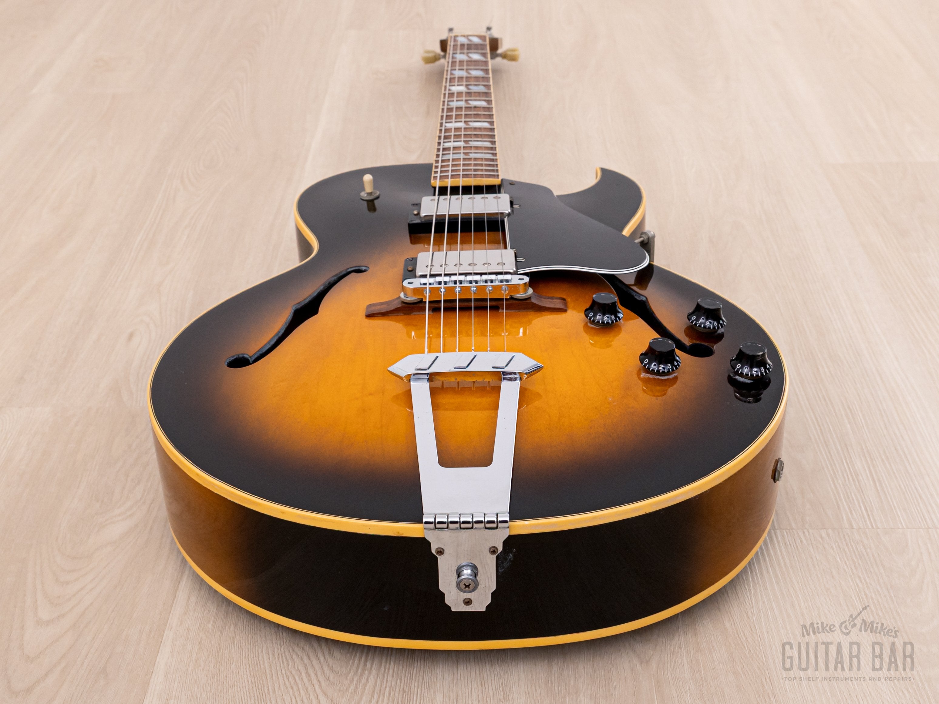 1991 Gibson ES-175 Hollowbody Guitar Vintage Sunburst w/ 490R, 490T, Case