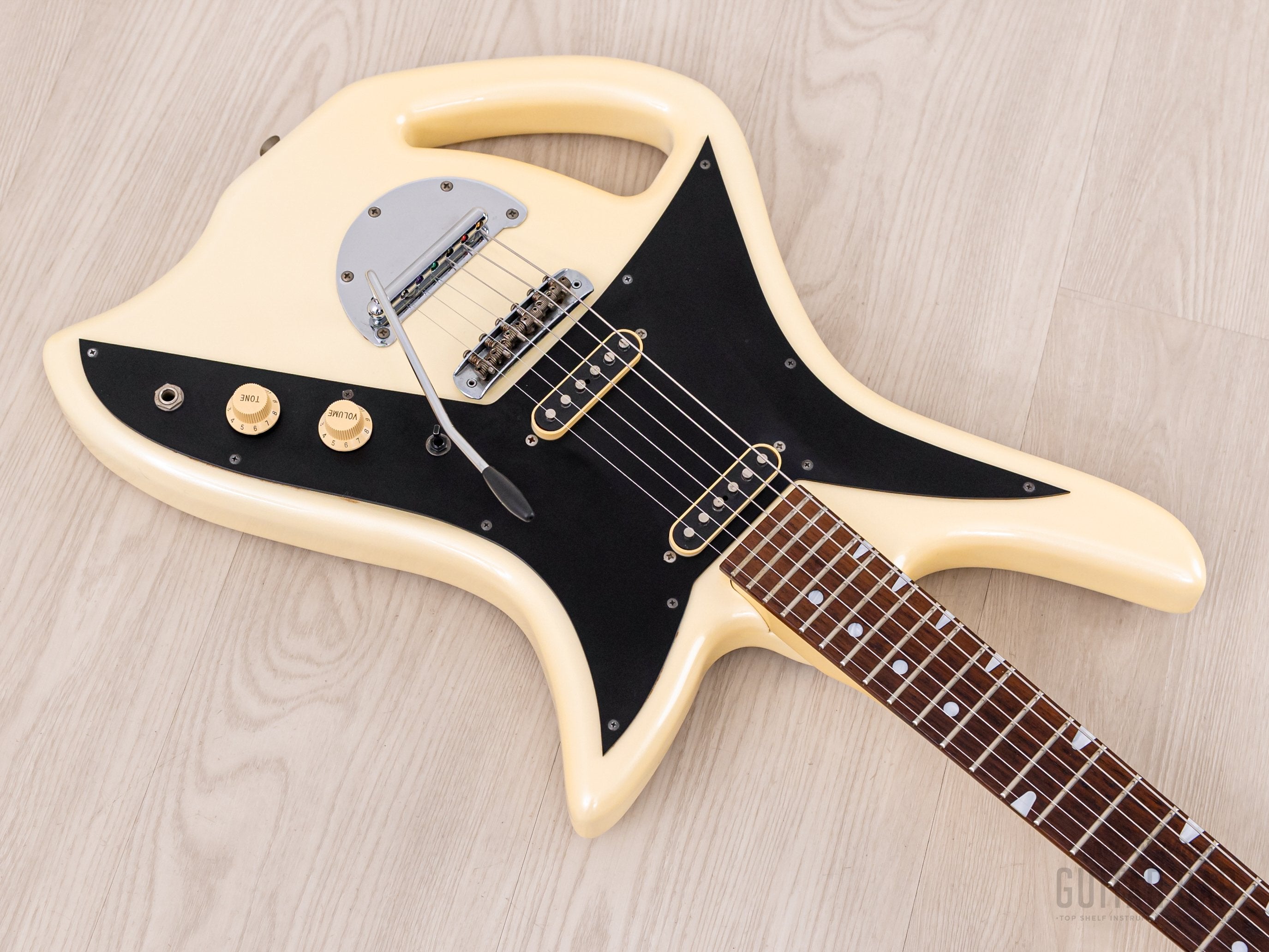 1999 Guyatone Telstar LG-160T Vintage Reissue Pearl White, Near-Mint, Japan