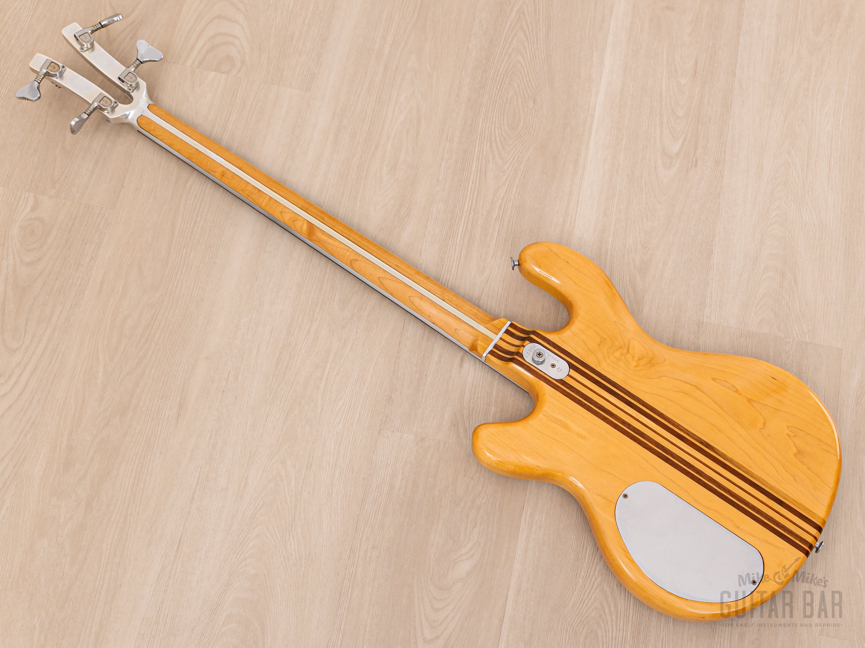 1979 Kramer DMZ 4000 Vintage Aluminum Neck Bass Natural w/ Case