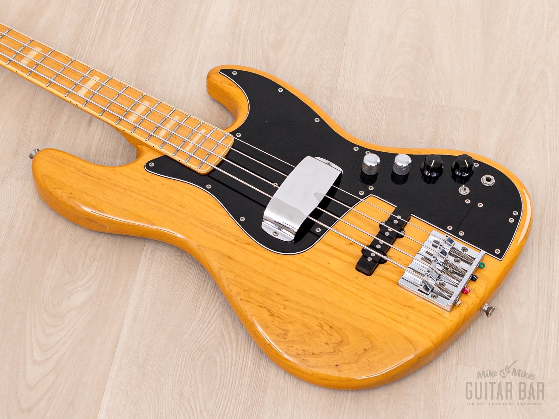 2006 Fender Marcus Miller Signature Jazz Bass Natural w/ Active EQ, Japan CIJ