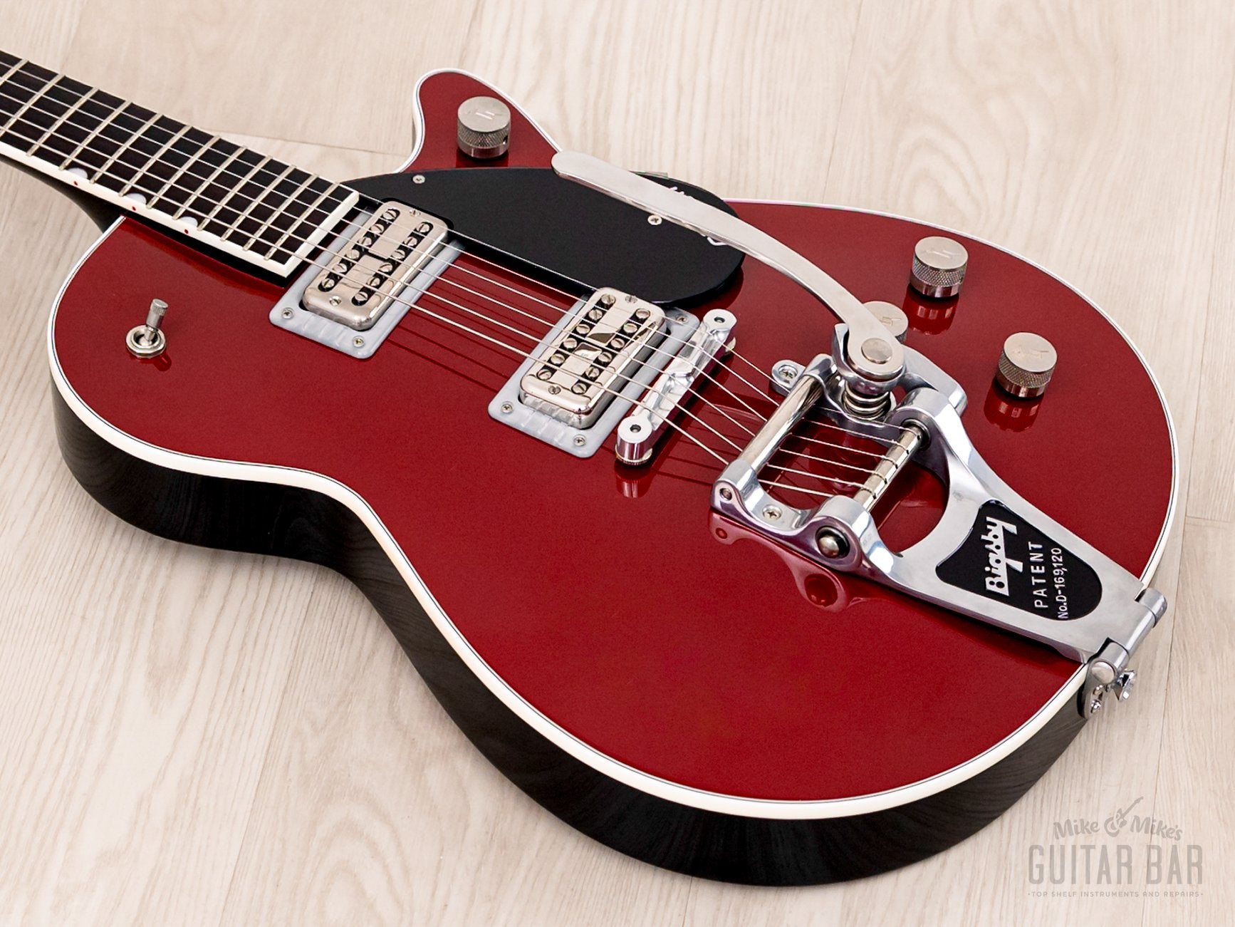 2017 Gretsch G6131T Players Edition Jet Firebird Red w/ TV Jones, Compton Bridge, Bigsby & Case