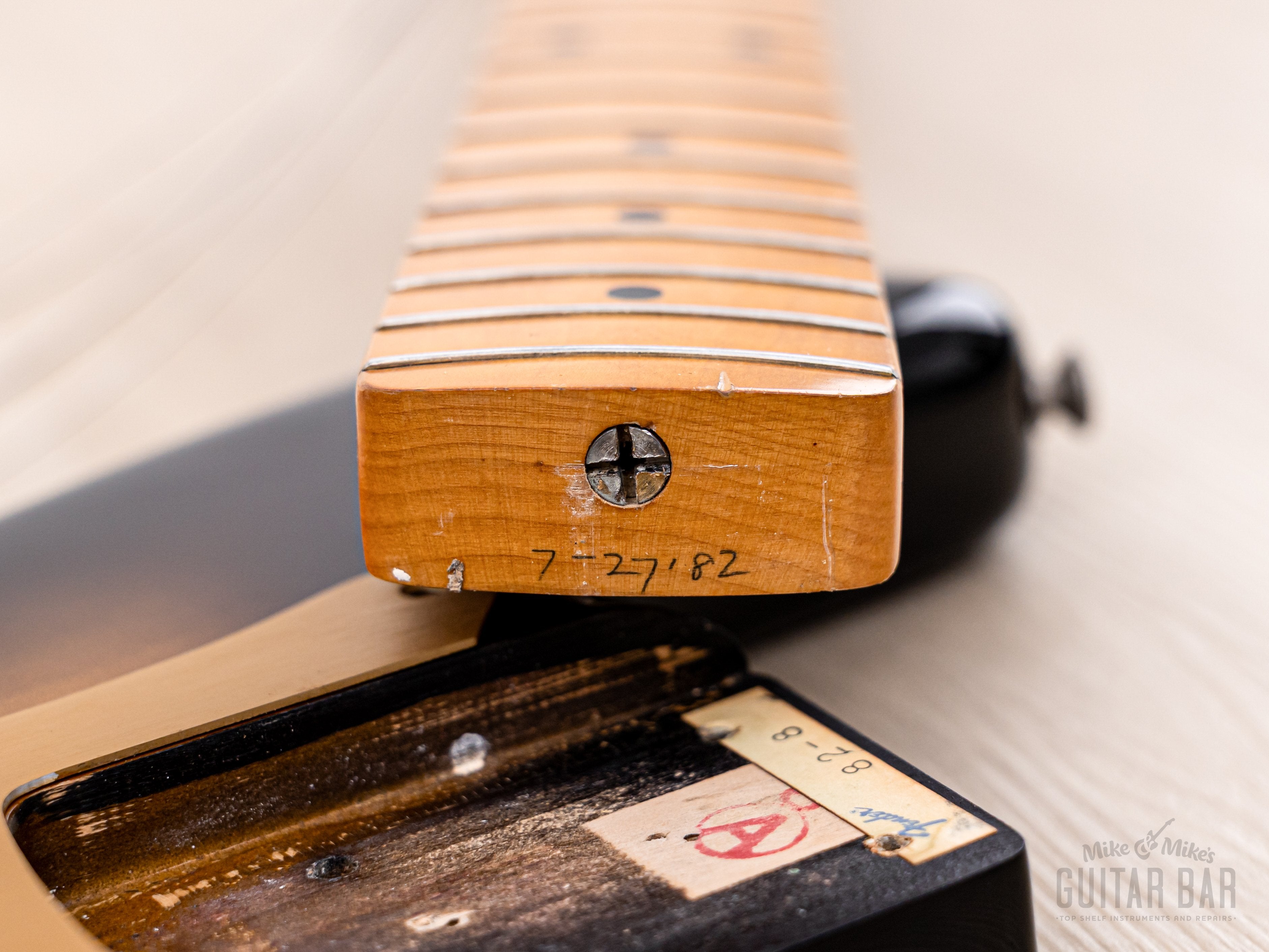 1982 Fender JV Precision Bass '57 Vintage Reissue PB57-95 Sunburst Lacquer w/ Fullerton USA Pickup, Japan MIJ Fujigen