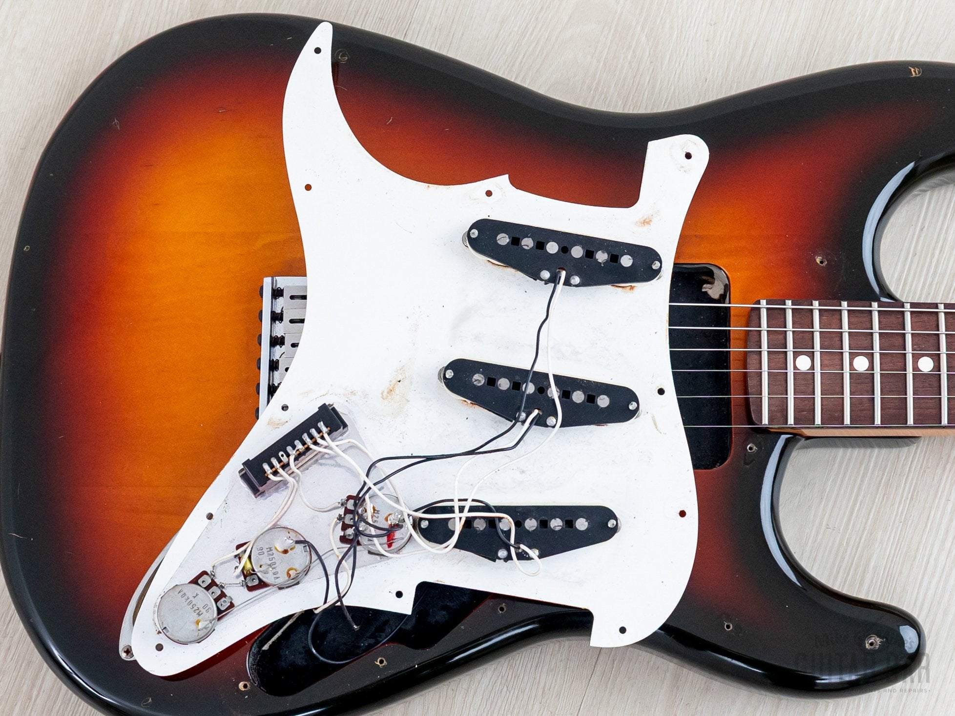1989 Fender Stratocaster ST650-SPL Sunburst, American Standard Templat