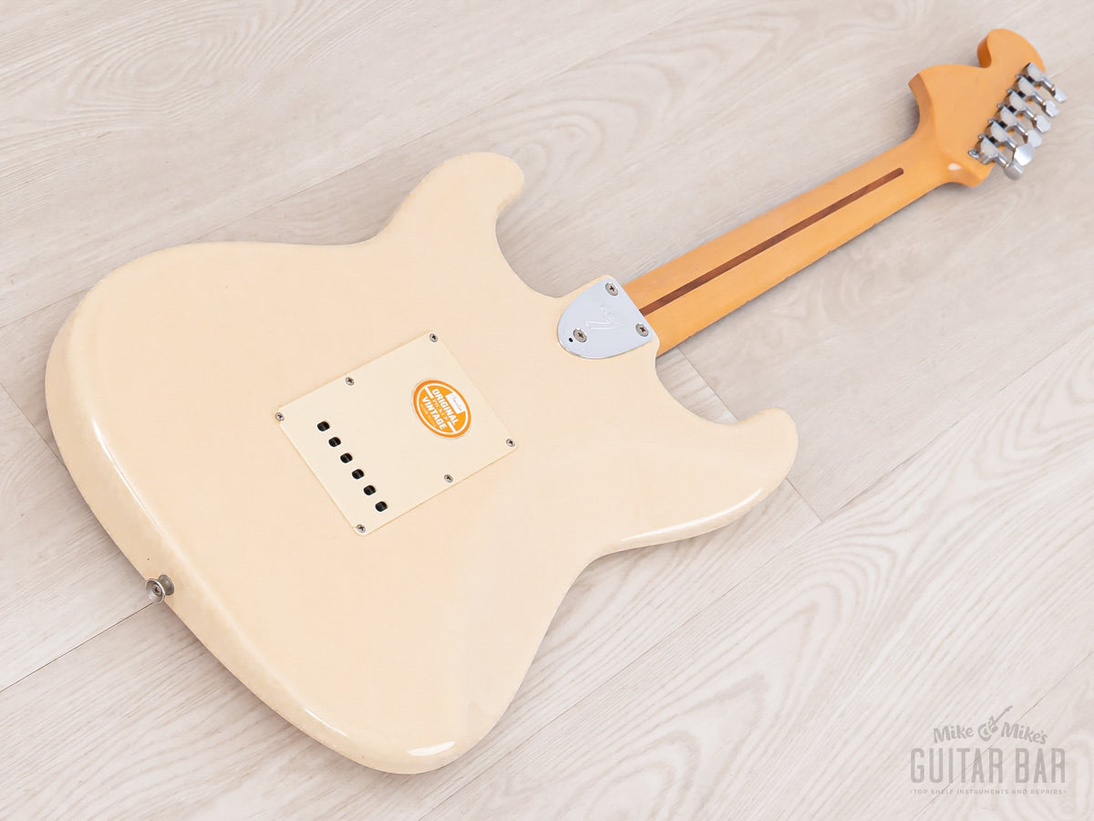 Back of the body angled view