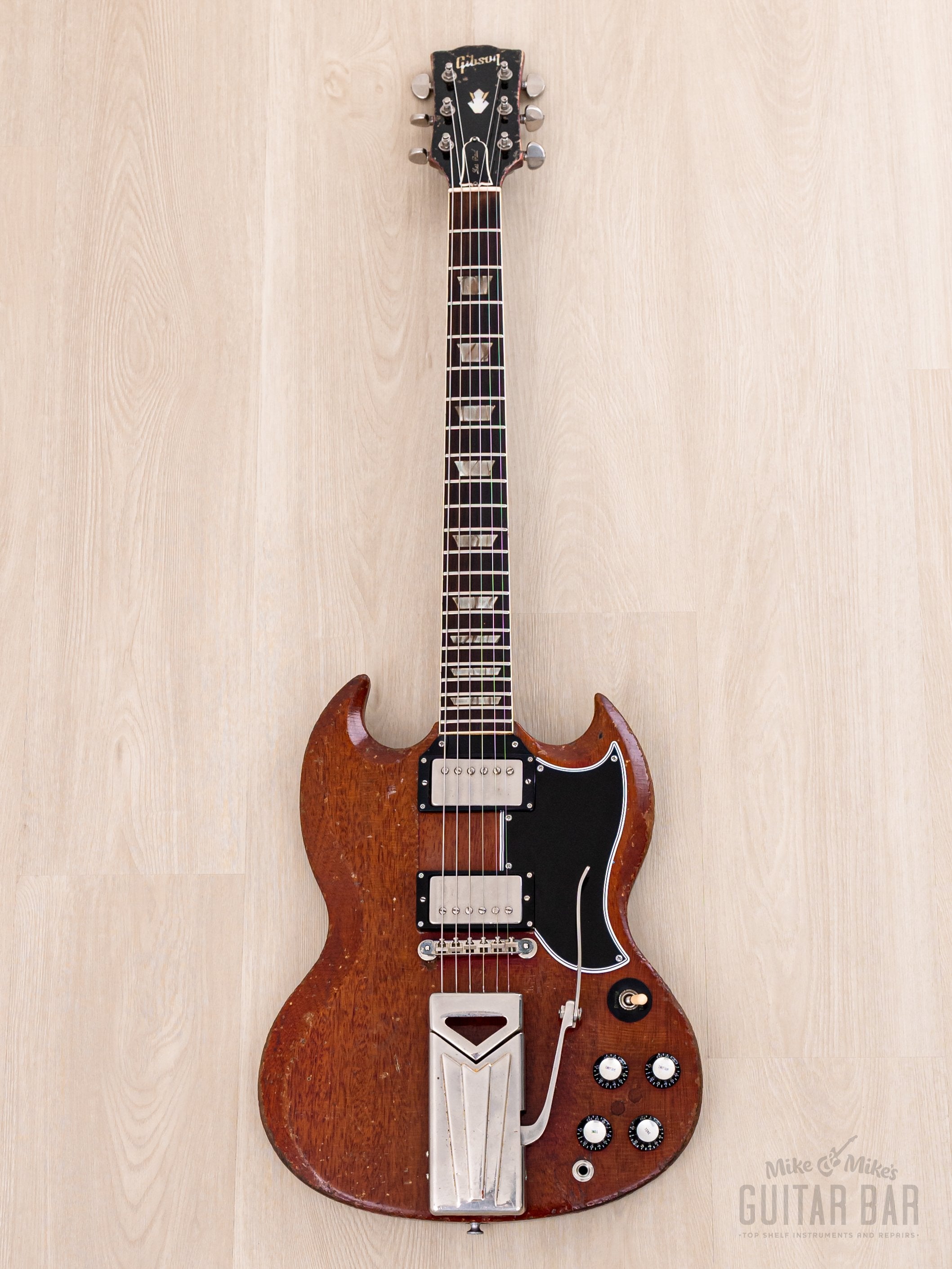 1962 Gibson Les Paul SG Standard Employee Guitar Cherry w/ Pat # Picku