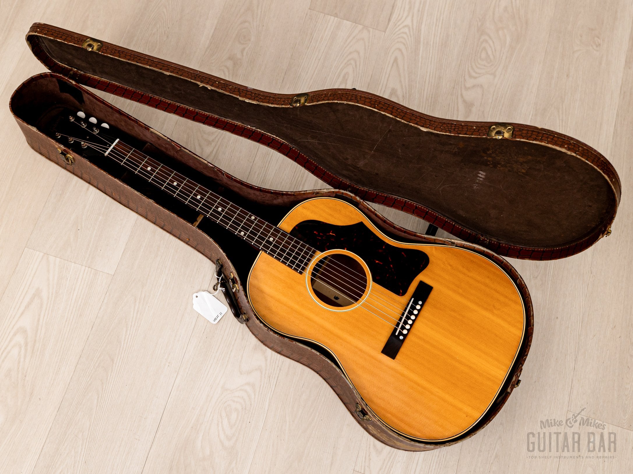 1957 Gibson LG-3 Vintage Acoustic Guitar X-Braced Natural, Collector-Grade  w/ Case, LG-2