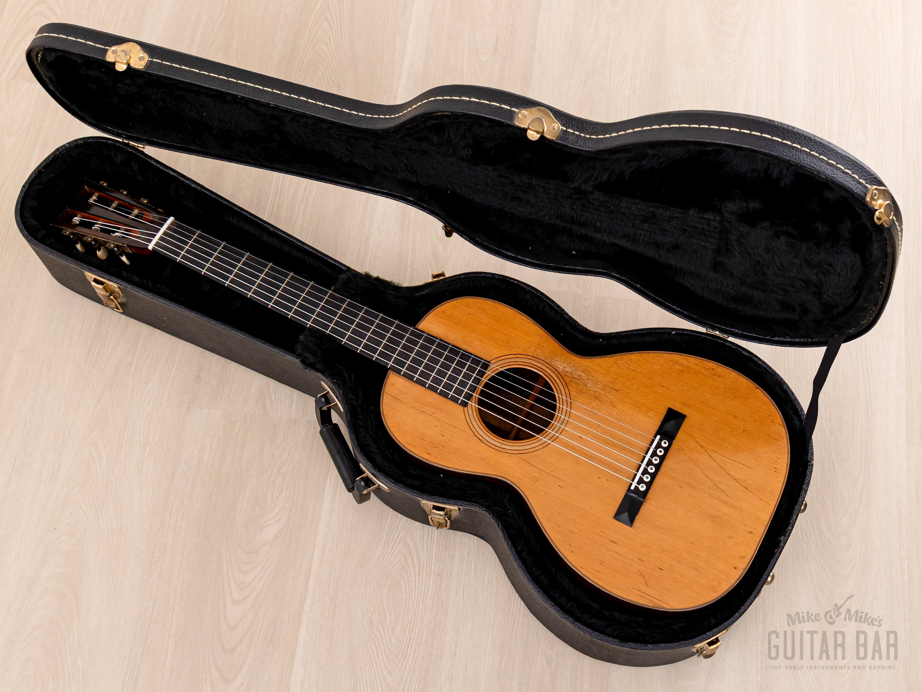 1870s Martin 2-20 Vintage Fan-Braced Acoustic Guitar, Adirondack Spruce & Brazilian Rosewood w/ Case