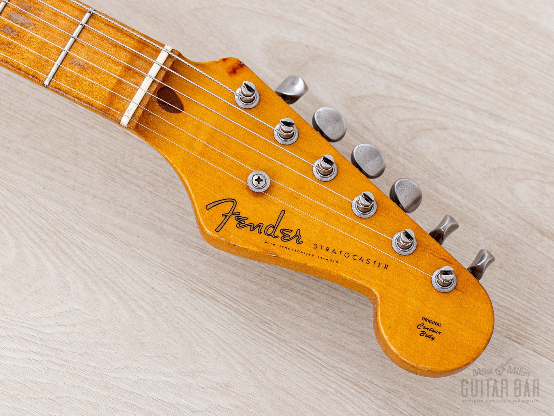 ギター Fender japan st54 1989 1989 Fender '54 Stratocaster ST54-900 Sunburst Lacquer w