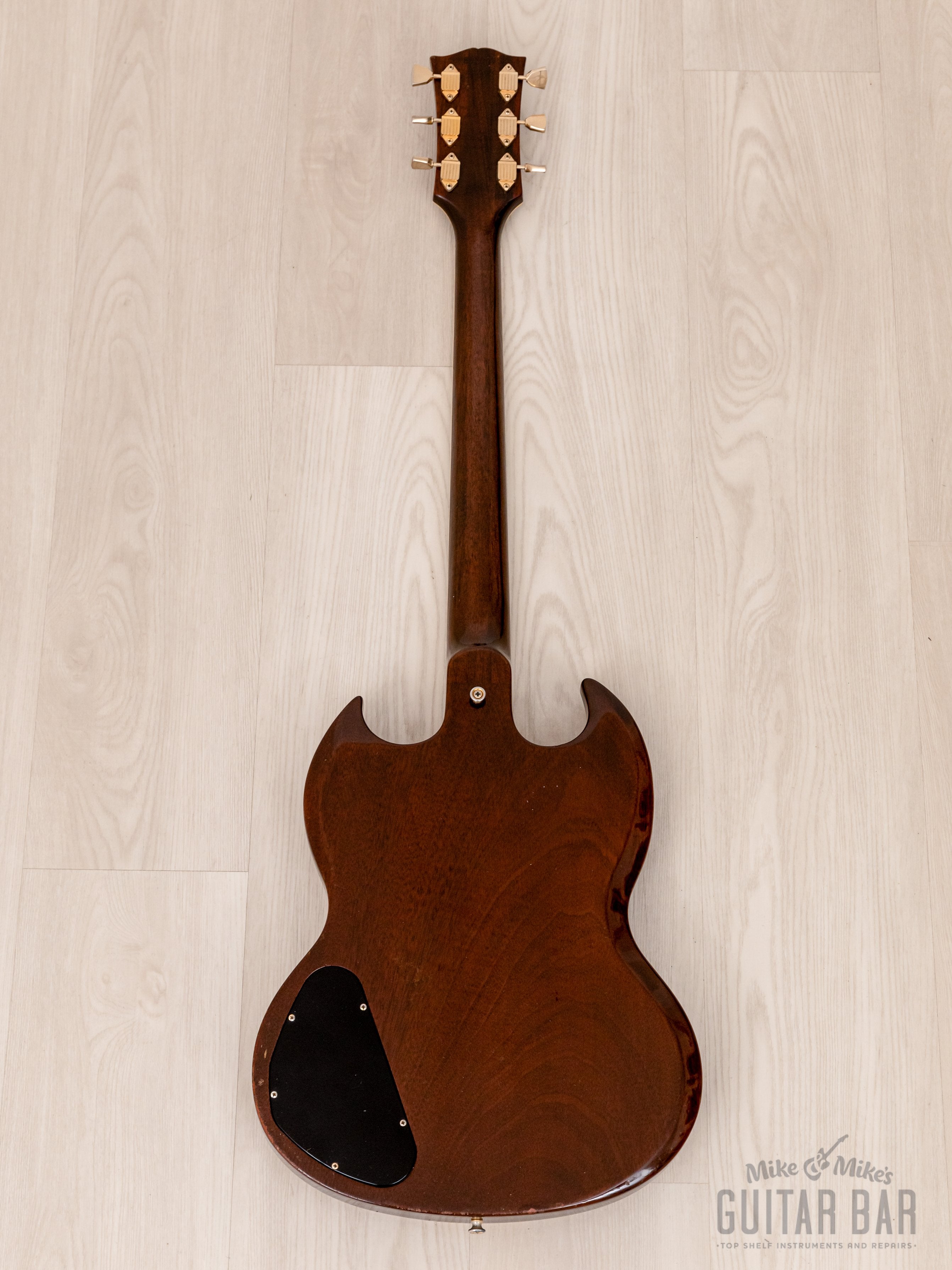 1969 Gibson SG Custom Vintage Guitar Walnut, 100% Original w/ Pat # T-Tops & Case, Jim Root-Owned