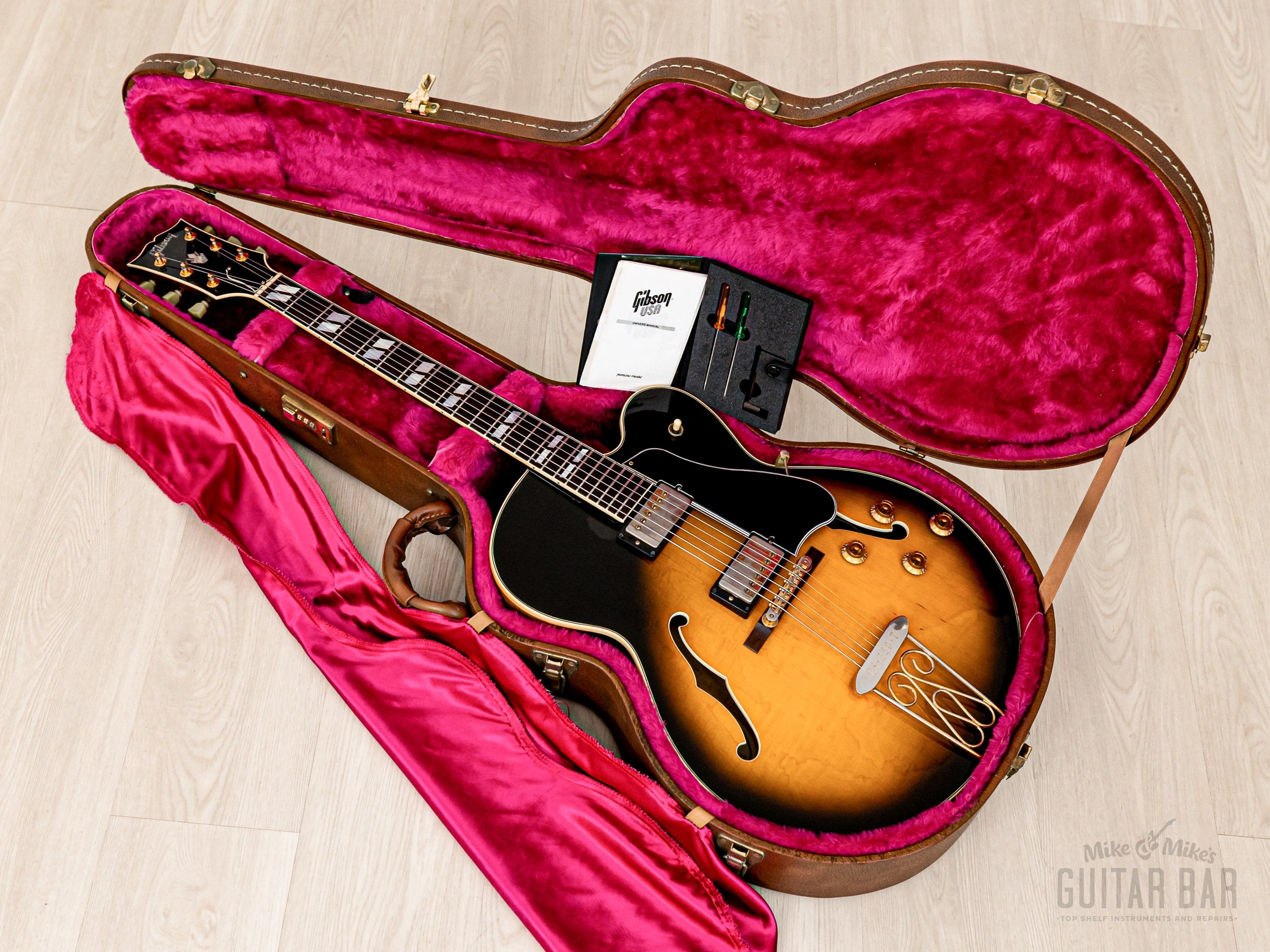 1992 Gibson Limited Edition ES-350T Sunburst, 57 Classic PAFs, Long Scale & 1 11/16