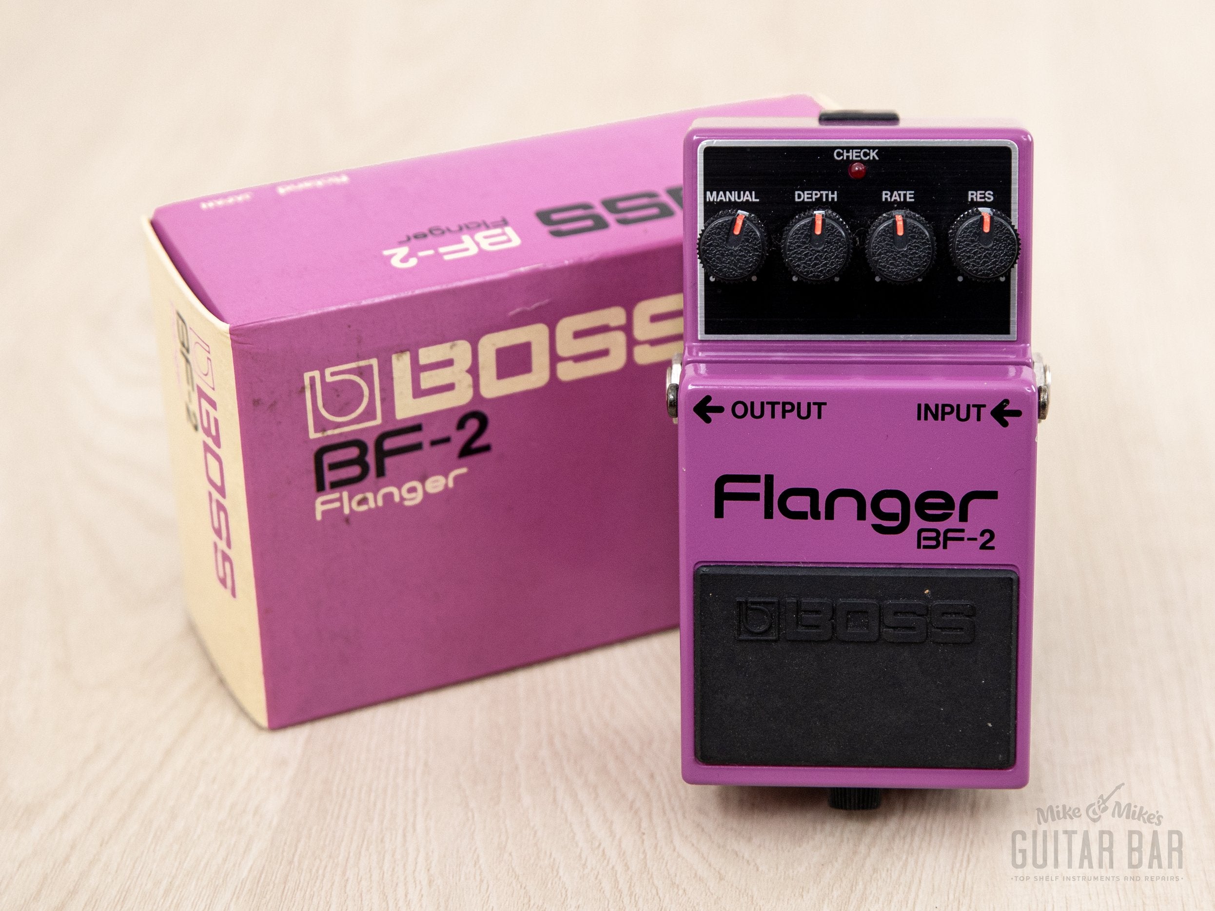 1983 Boss BF-2 Flanger Vintage Guitar Effects Pedal w/ Box