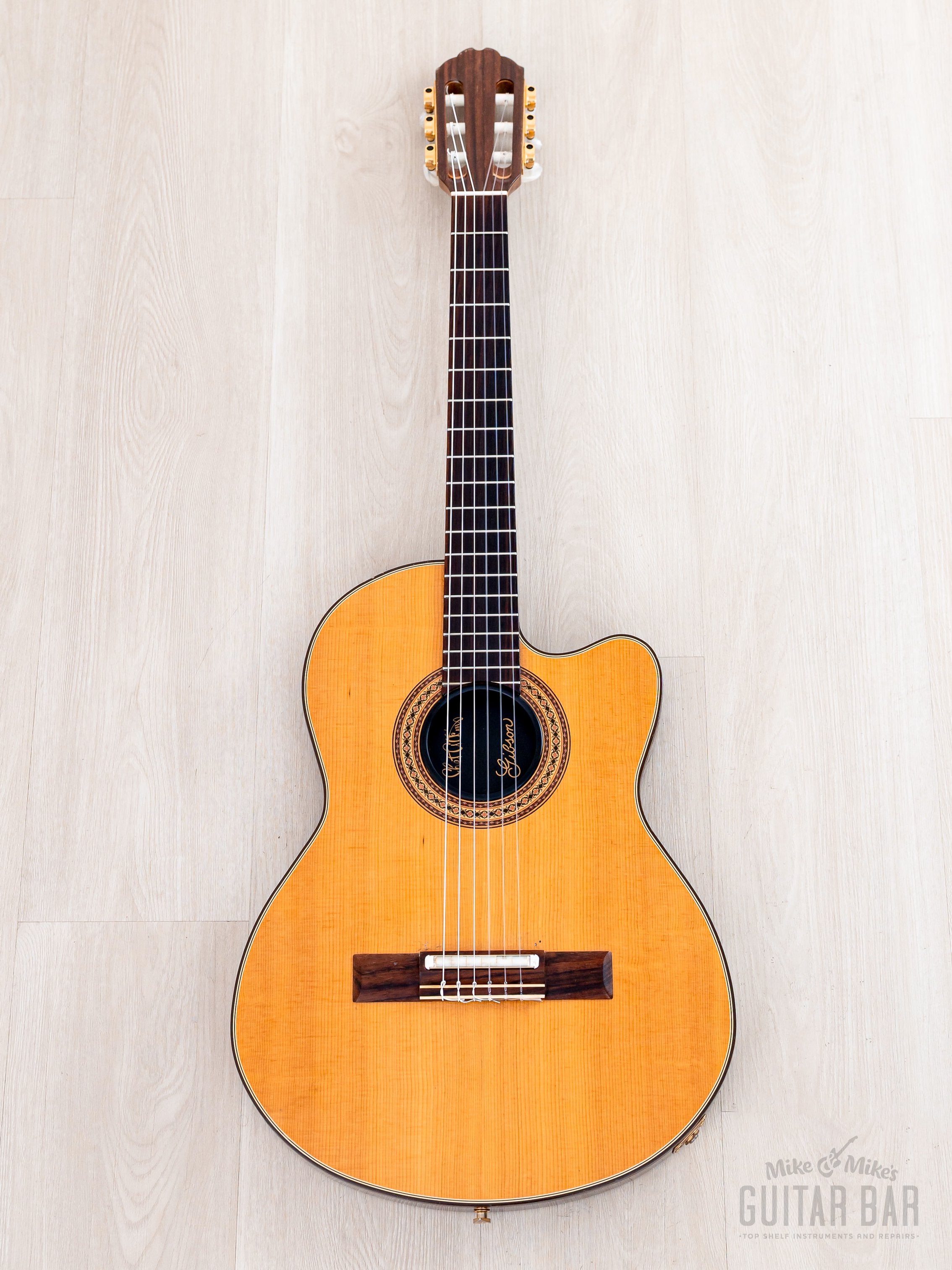 1982 Gibson Chet Atkins CE Classical Cutaway Acoustic Electric Nylon S