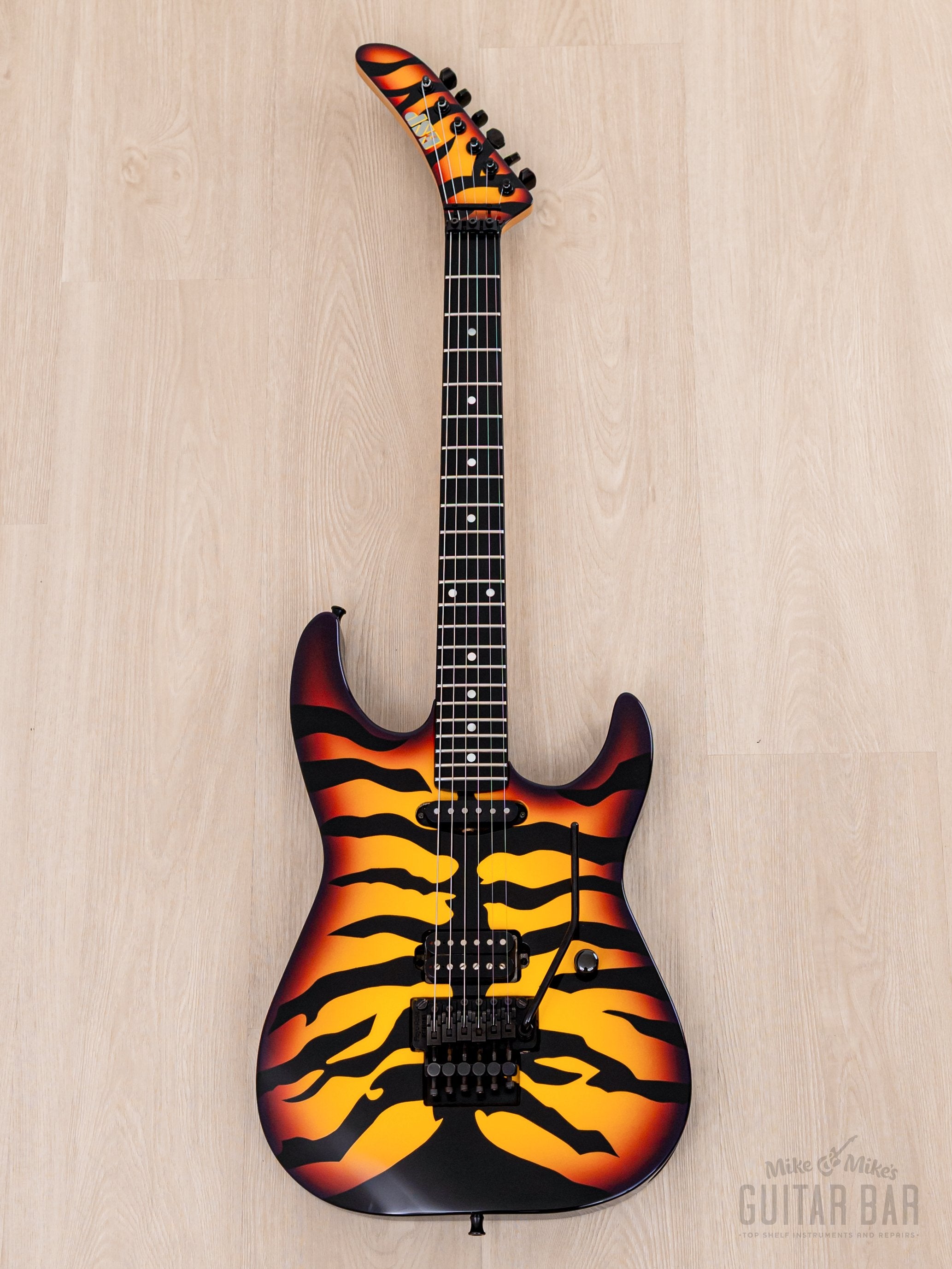 1989 ESP George Lynch SGL-300PT Purple Tiger, Near-Mint w/ Case