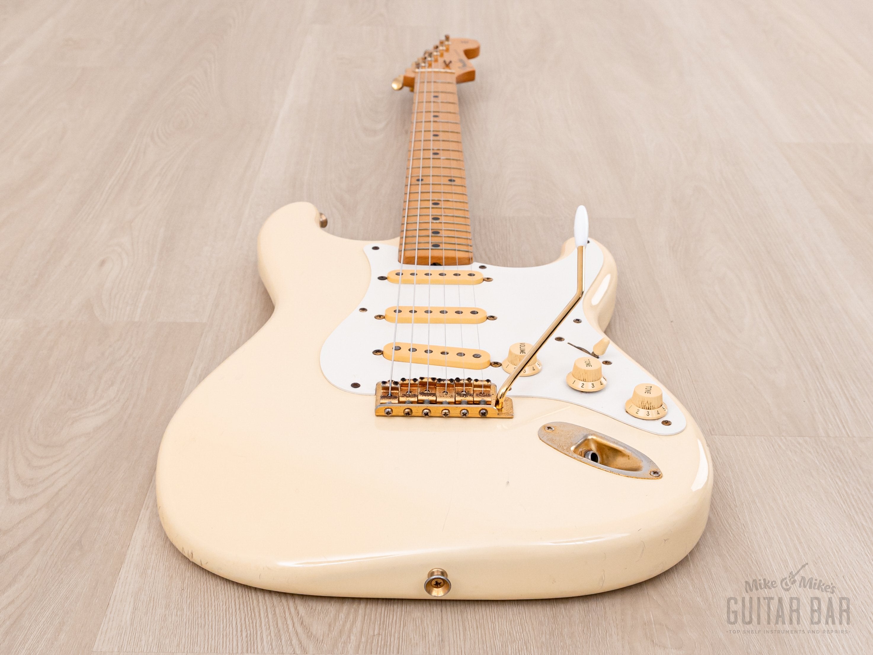 1990 Fender Stratocaster '57 Vintage Reissue ST57-65G Mary Kaye-Style w/ Gold Hardware, Japan MIJ Fujigen