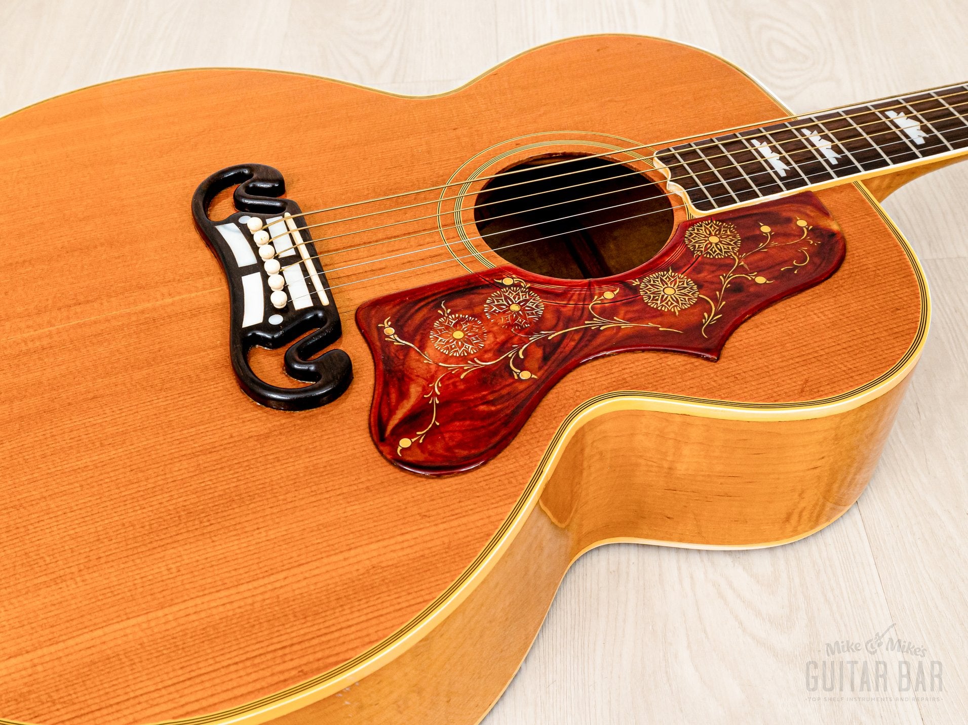 1956 Gibson J-200 Vintage Jumbo Acoustic Guitar Blonde w/ Lifton Case