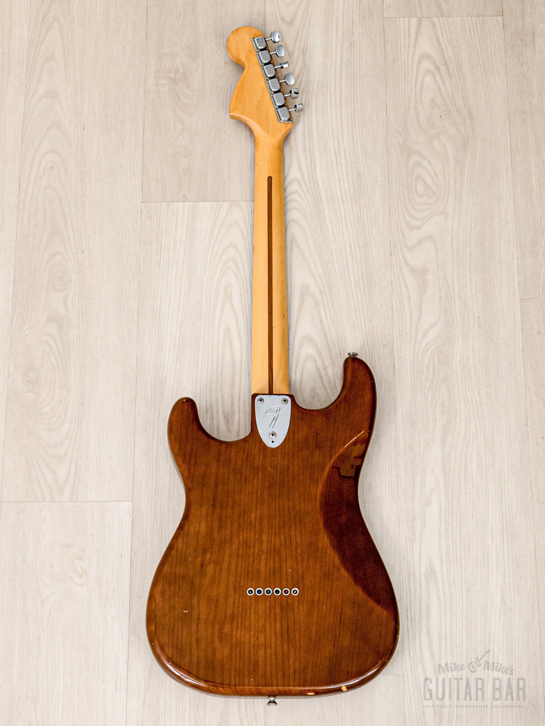 1980 Fender Stratocaster Hardtail Vintage Guitar Mocha, Schecter Dream Machine Mods w/ F500T Pickups, Case