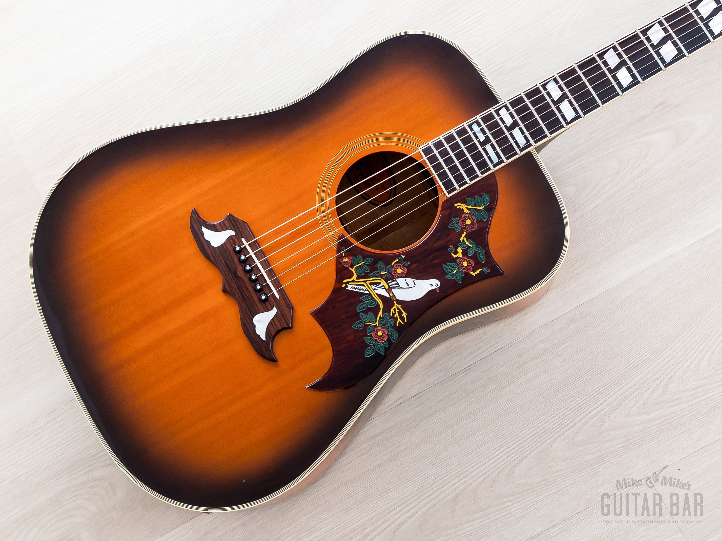 1991 Orville by Gibson Dove Vintage Sunburst Dreadnought Acoustic Elec