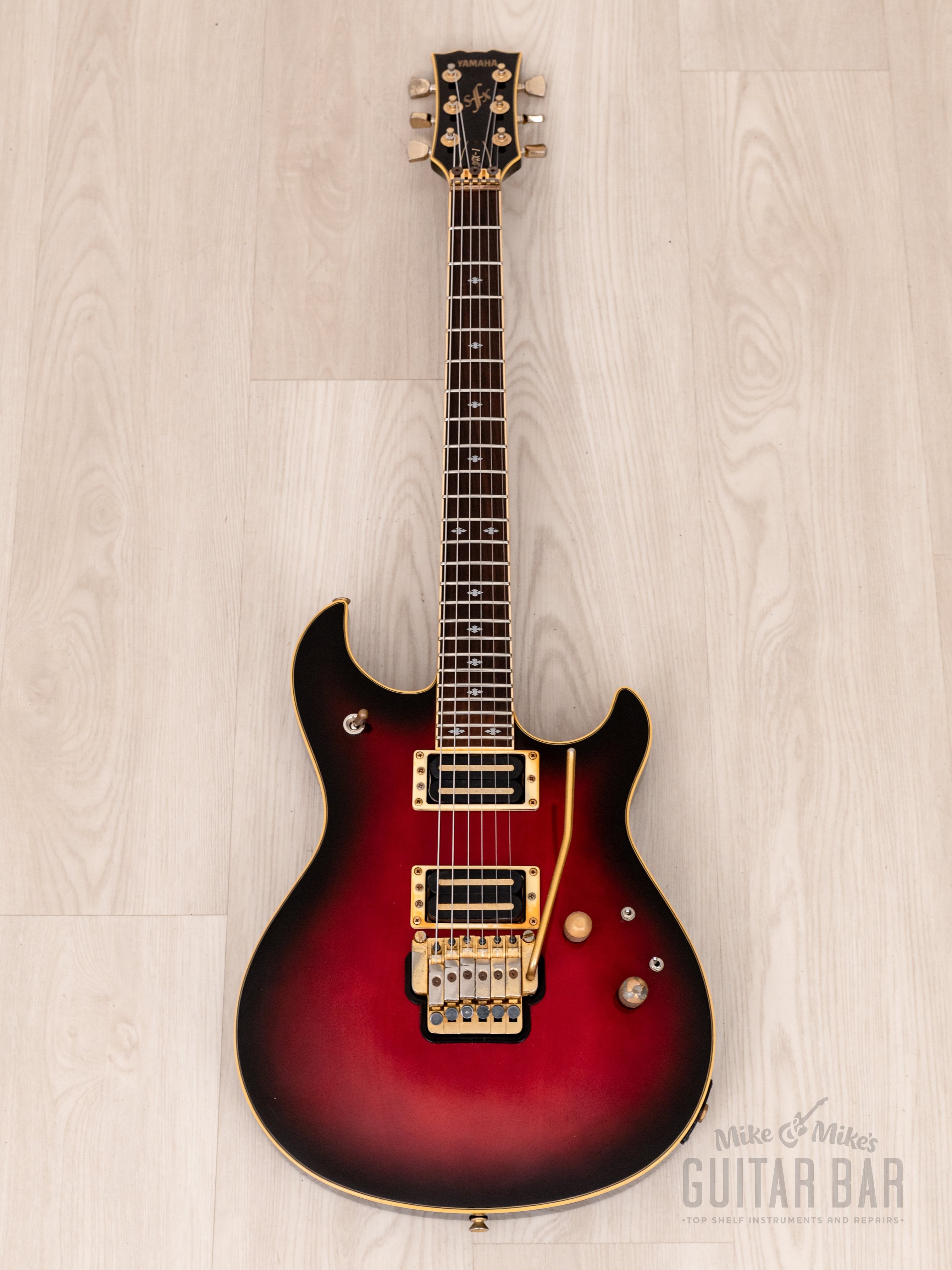 1986 Yamaha SFX-1 Super Flight Wine Red Sunburst w/ Hangtags, Kyoji Yamamoto Bow Wow