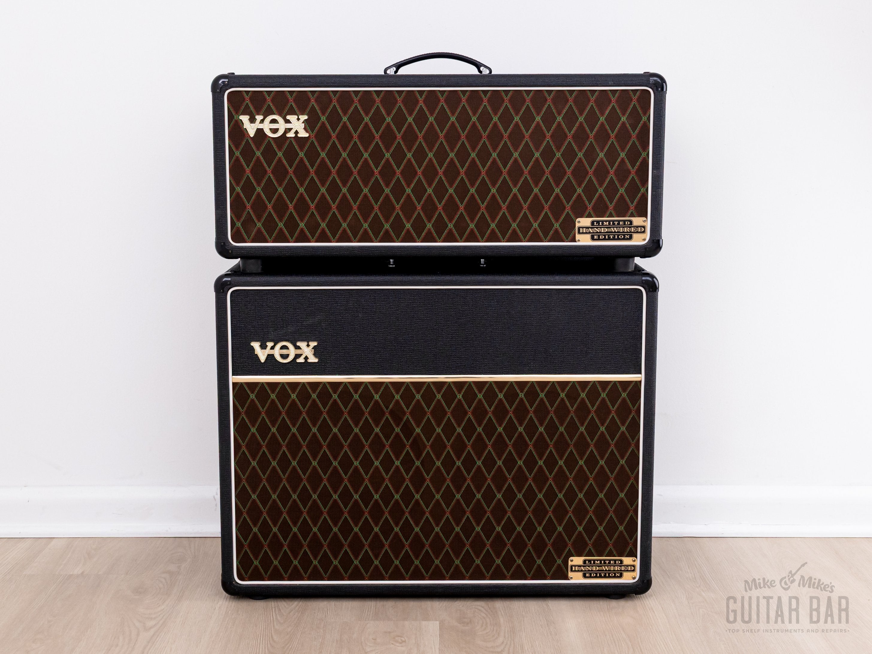 2003 Vox AC30HWH Limited Edition Hand-Wired Top Boost Head & 2x12 Speaker Cab w/ Celestion Blues, UK Made, AC30