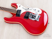 1992 Mosrite 40th Anniversary Ventures Model, body and neck angled
