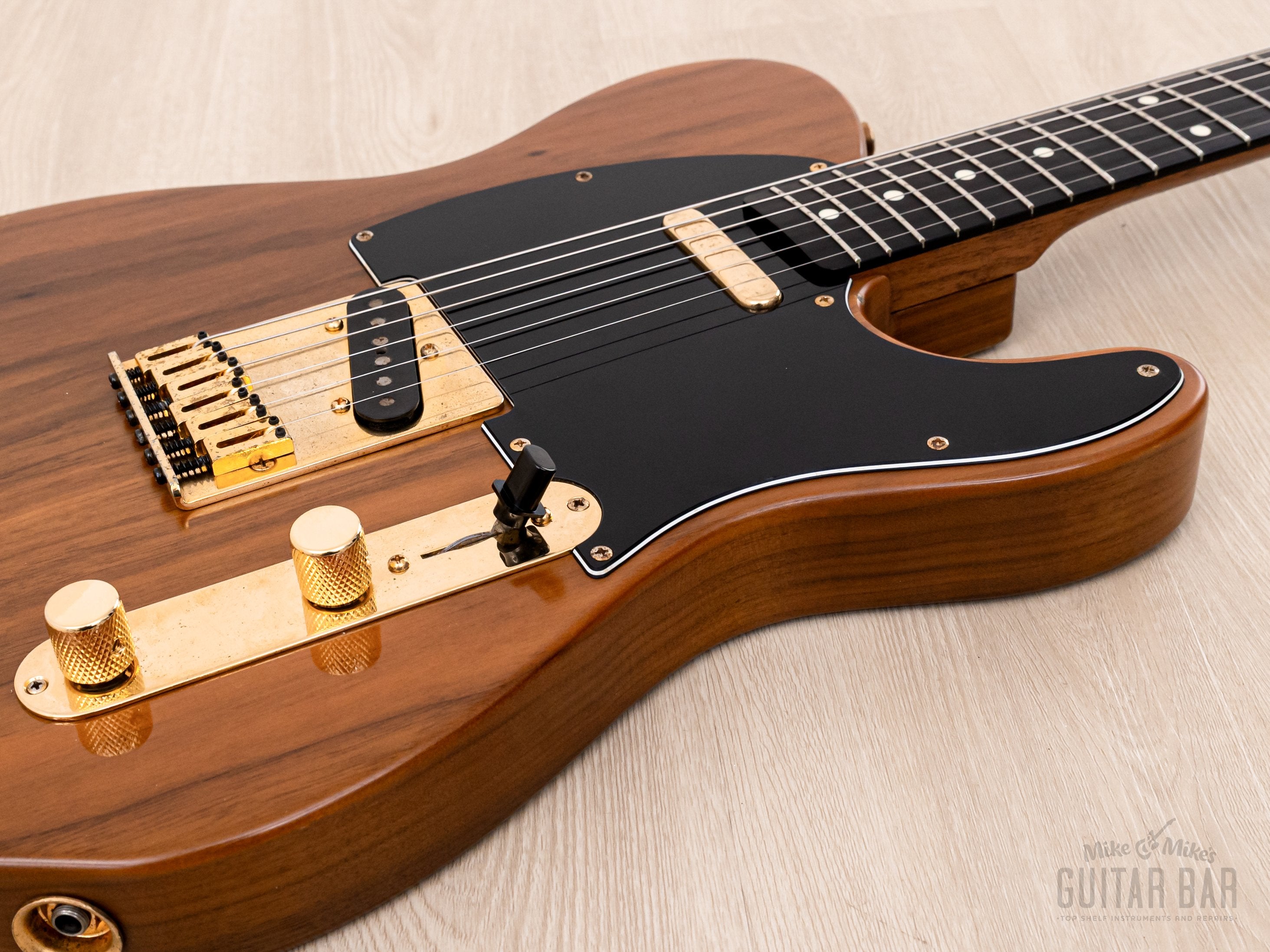 1990 Fender Telecaster TL62-115WAL Walnut, Lacquer Finish, USA Pickups & Gold Hardware w/ Tweed Case, Japan MIJ Fujigen