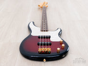 Front view from the lower bout end