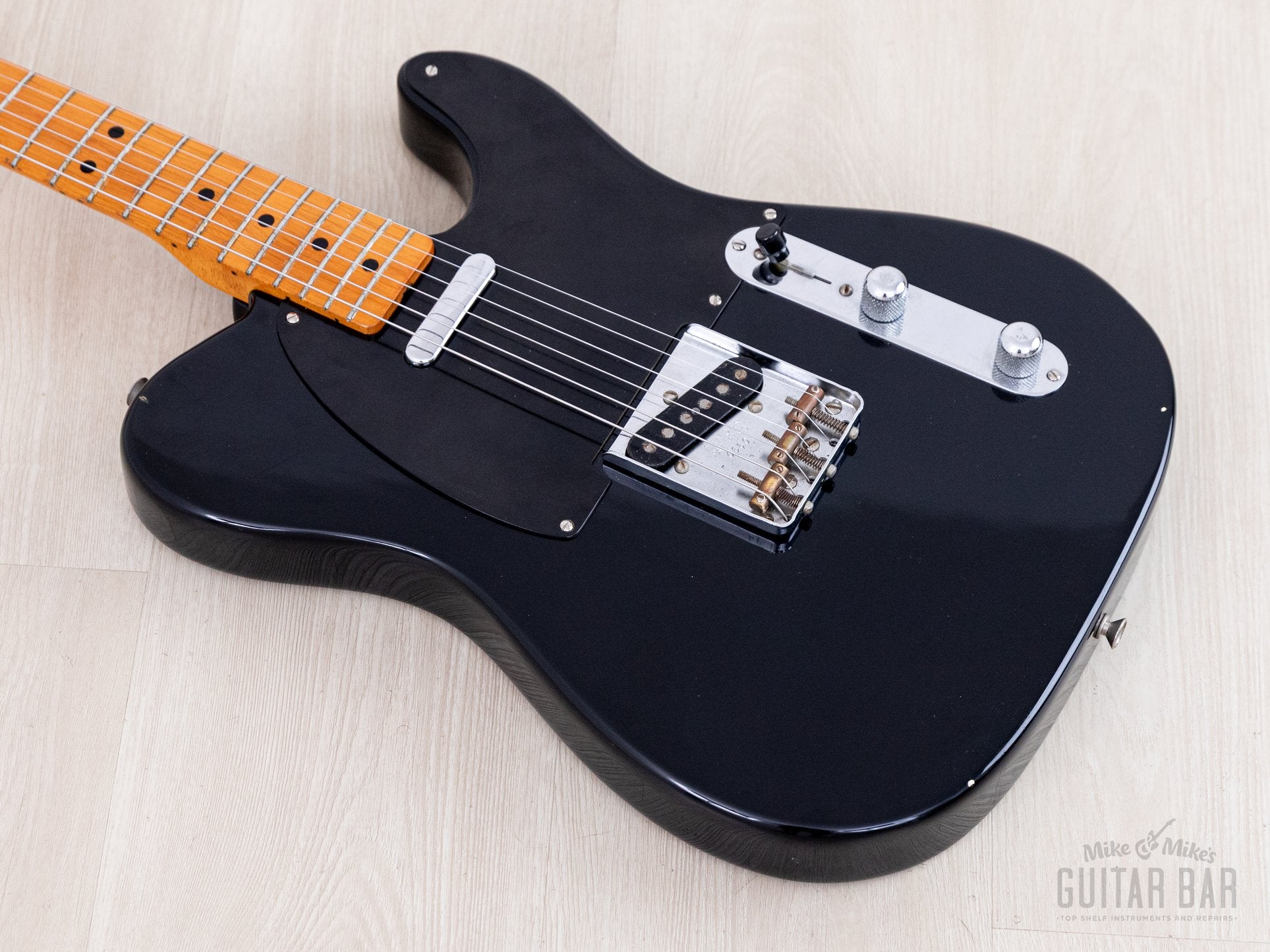 1982 Fender Fullerton '52 American Vintage Telecaster Black, 100% Orig