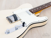 TL62B Olympic White Telecaster Custom body angle, bridge and controls