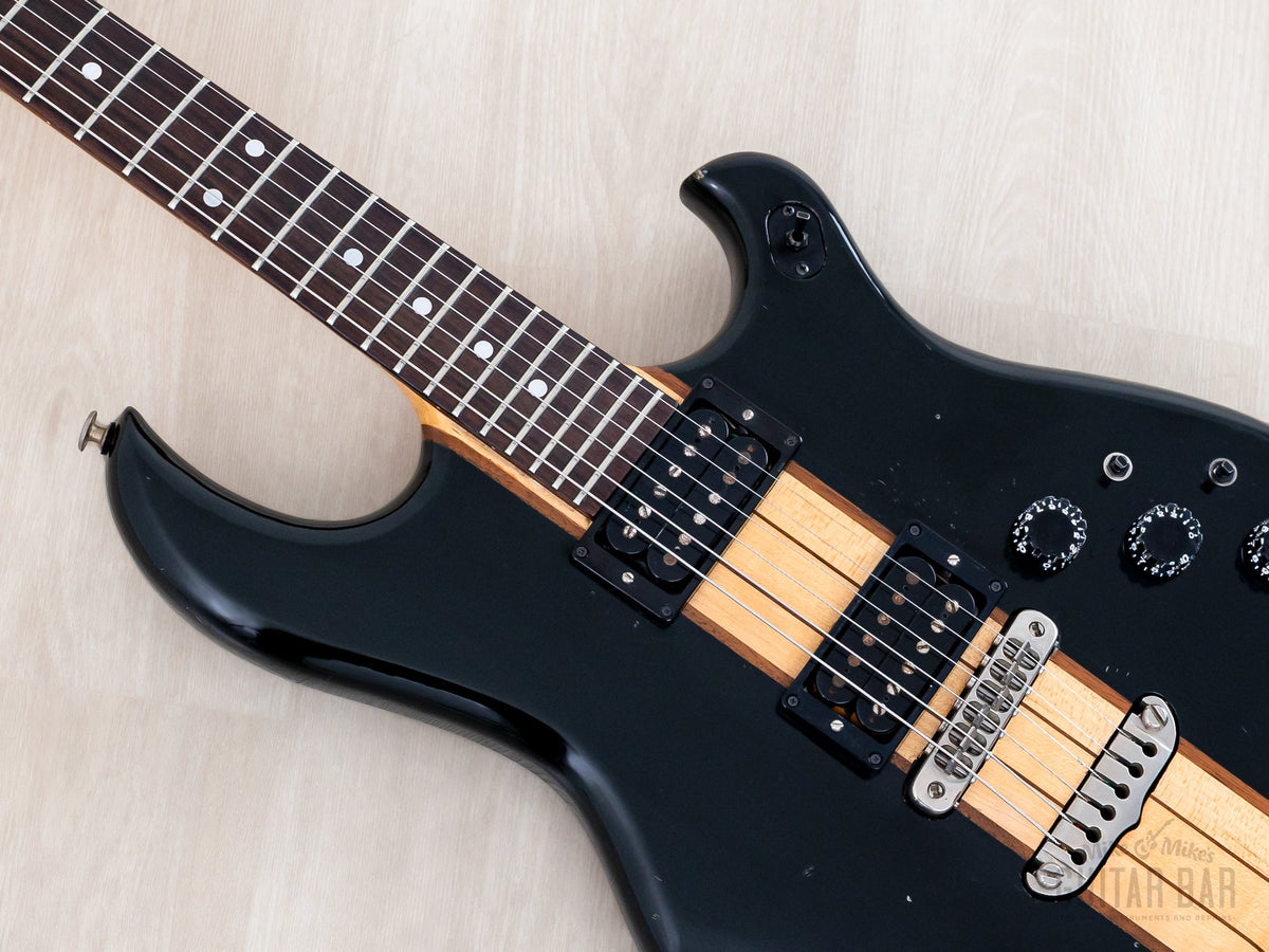 1980 Aria Pro II RS-600H body and Seymour Duncan pickups, angled