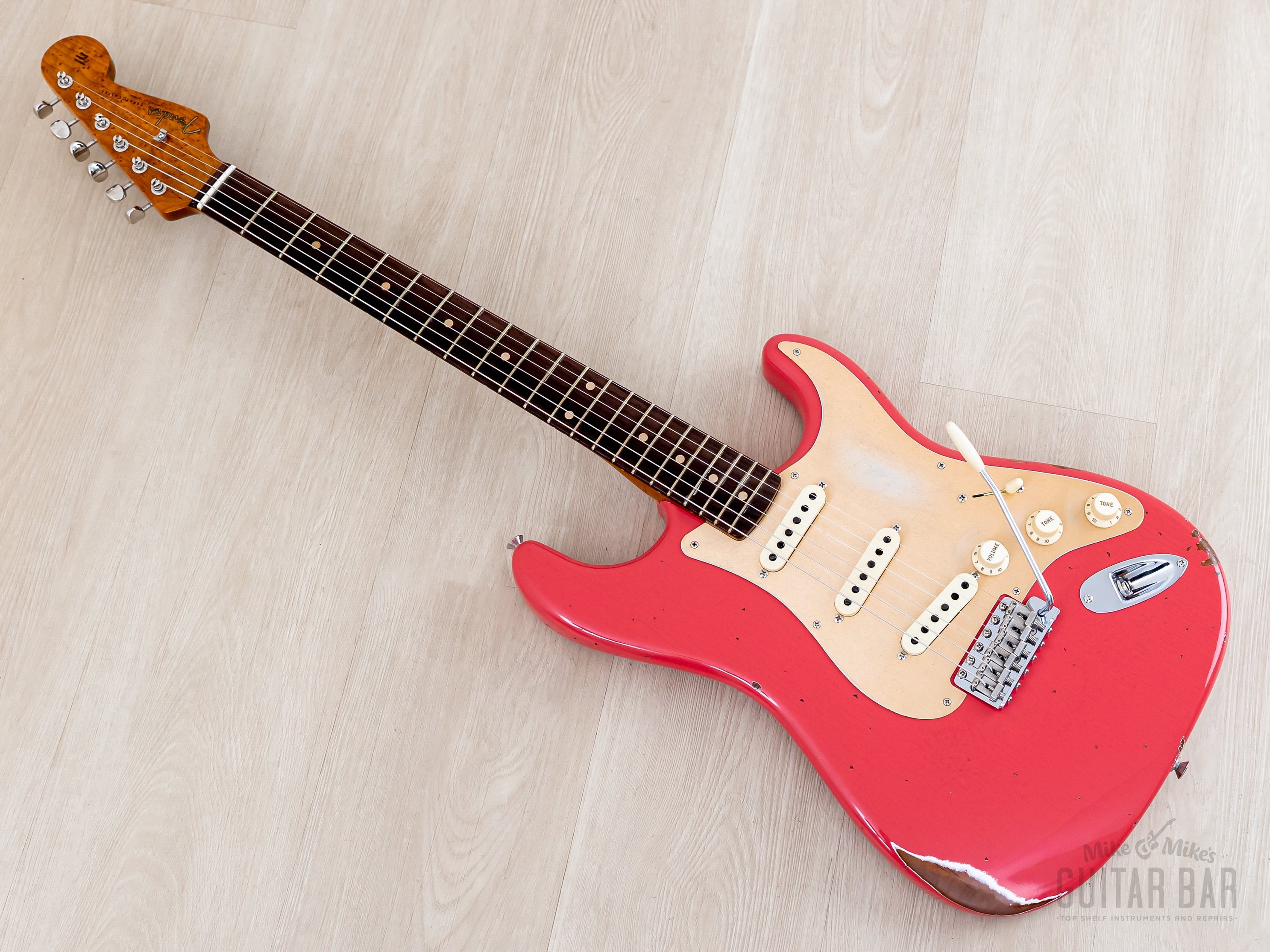 Fender Custom Shop 1960 Stratocaster Roasted Relic Faded Fiesta Red w/