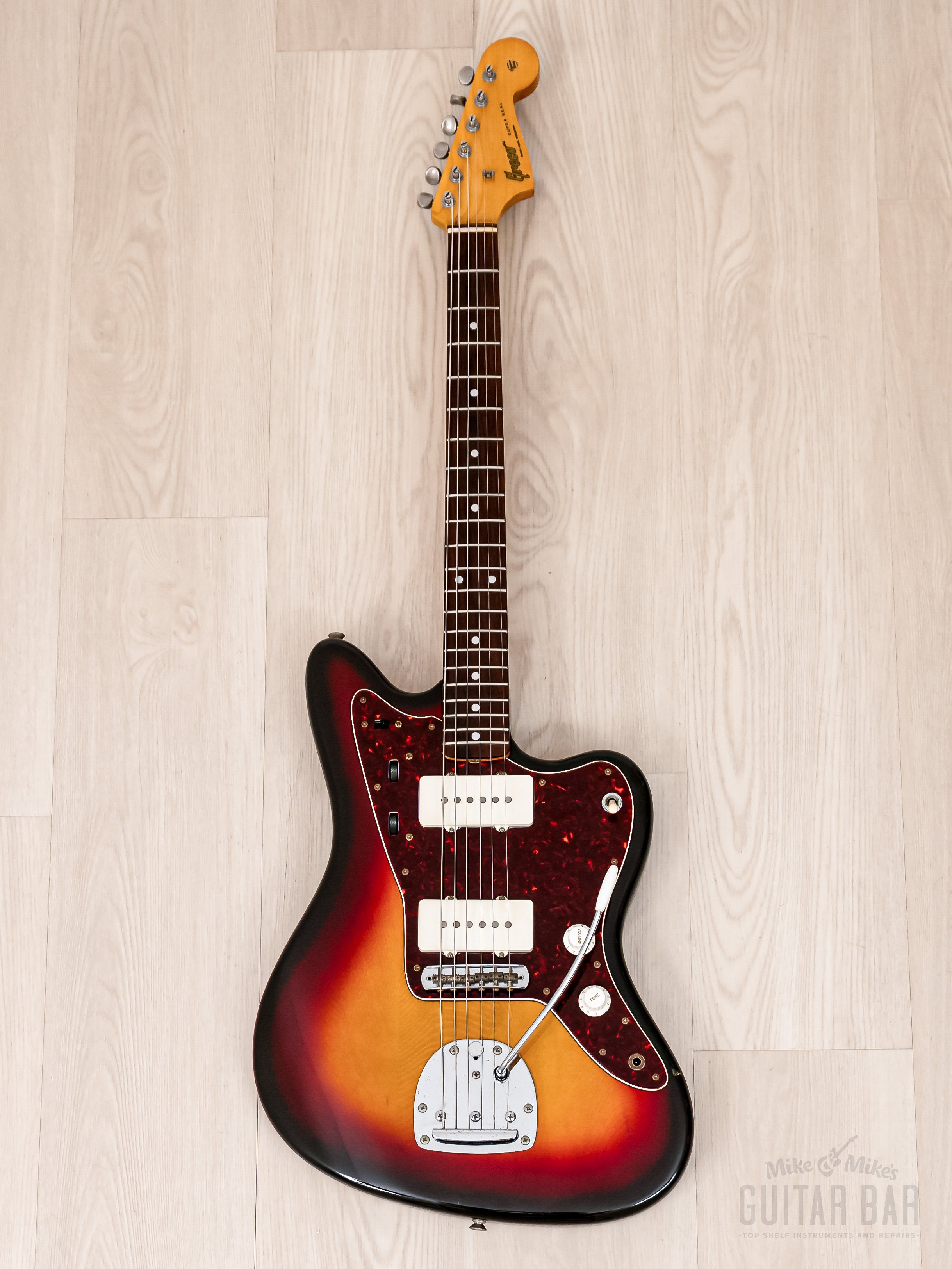 1980 Greco Super Real JM700 Jazzmaster Vintage Guitar Sunburst Ash, Pre-JV Japan Fujigen