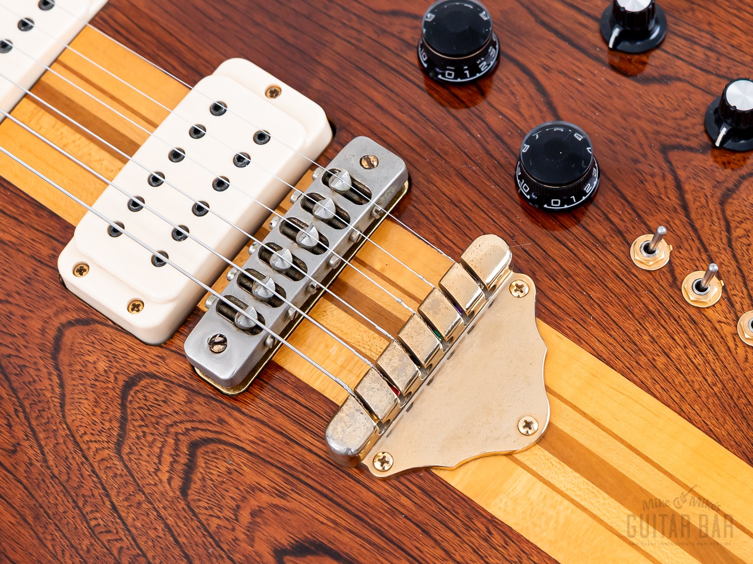 ★送料無料★Greco GV-90 MH★OLD Seymour Duncan 1978 Greco GO1400 Speed Way Vintage Neck Through Guitar Dark Stain, Ne