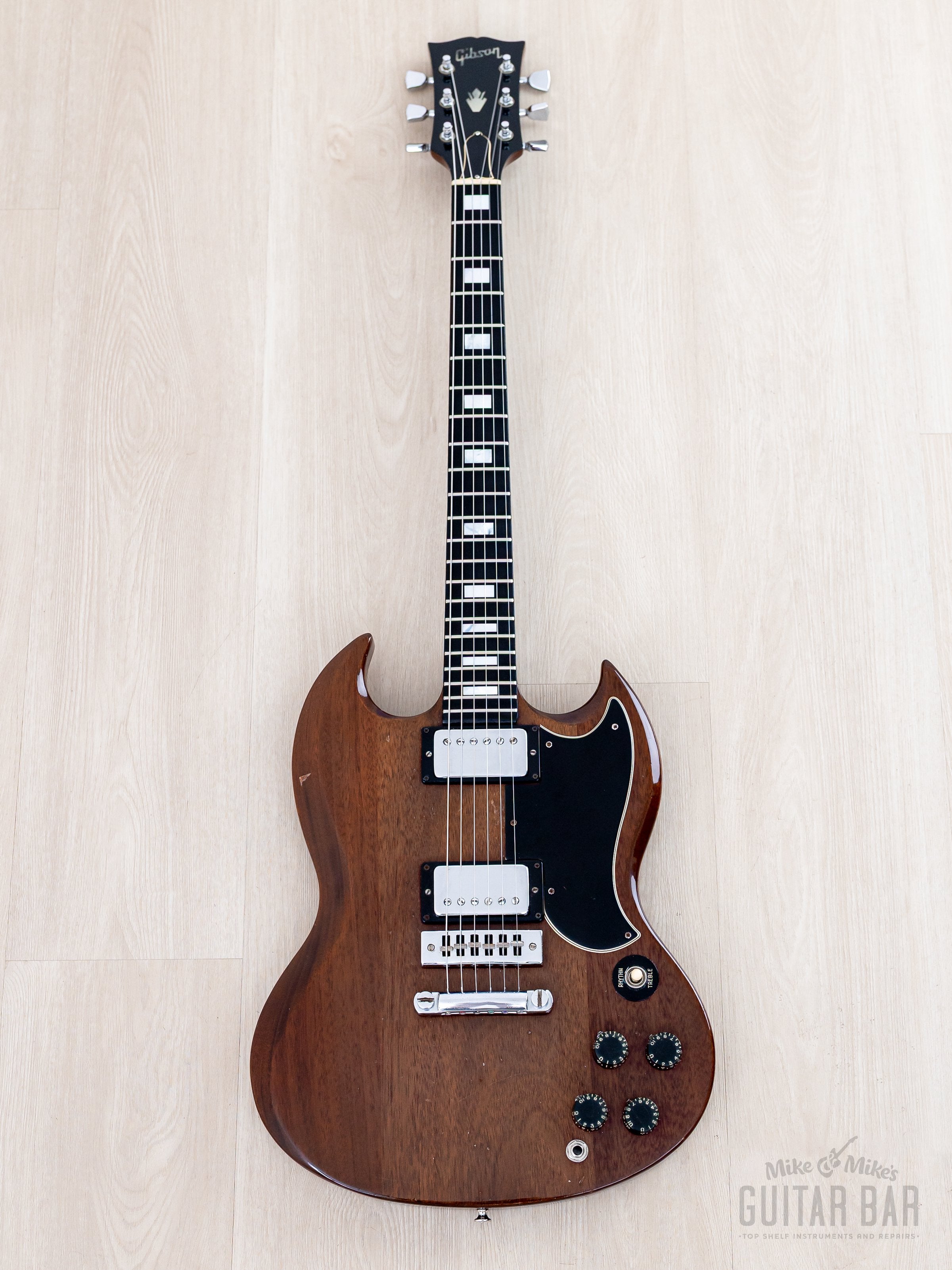 ギブソンSG 1974 Gibson SG Standard Vintage Guitar Walnut w/ Ebony Board, Tarback
