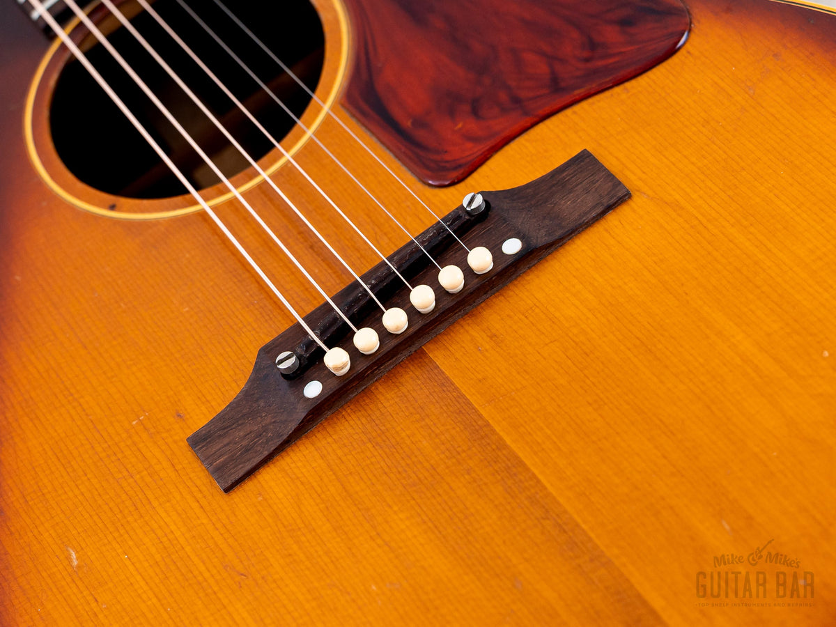 1967 Gibson B-25 rosewood belly-up bridge with adjustable saddle