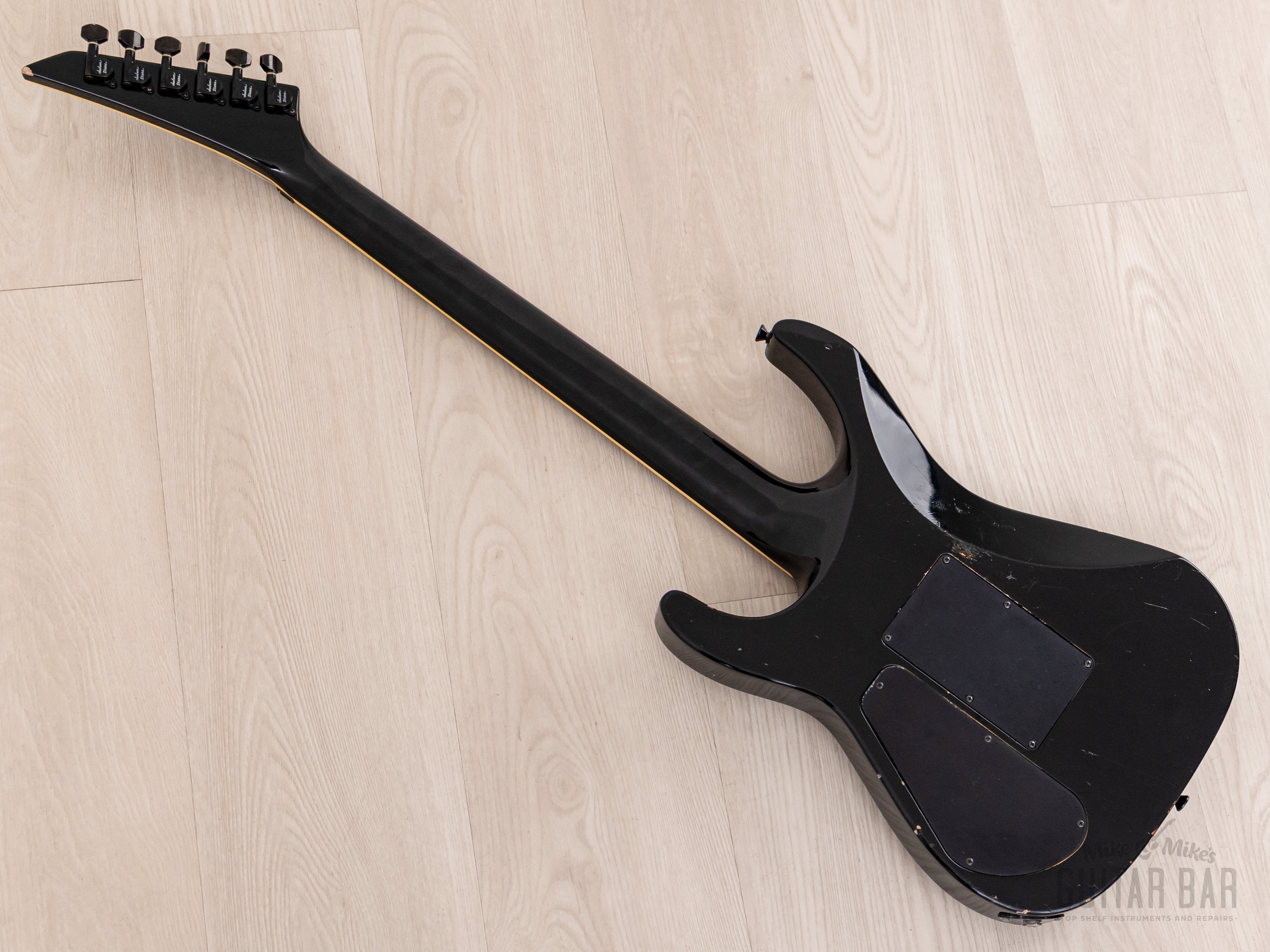 2002 Jackson Stars Soloist SL-J2 Neck Through Guitar Black w/ Seymour Duncan, Floyd Rose & Case