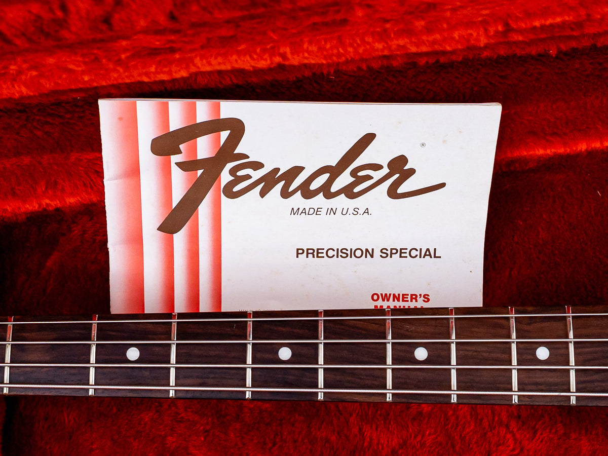 Original Fender Precision Special owner's manual
