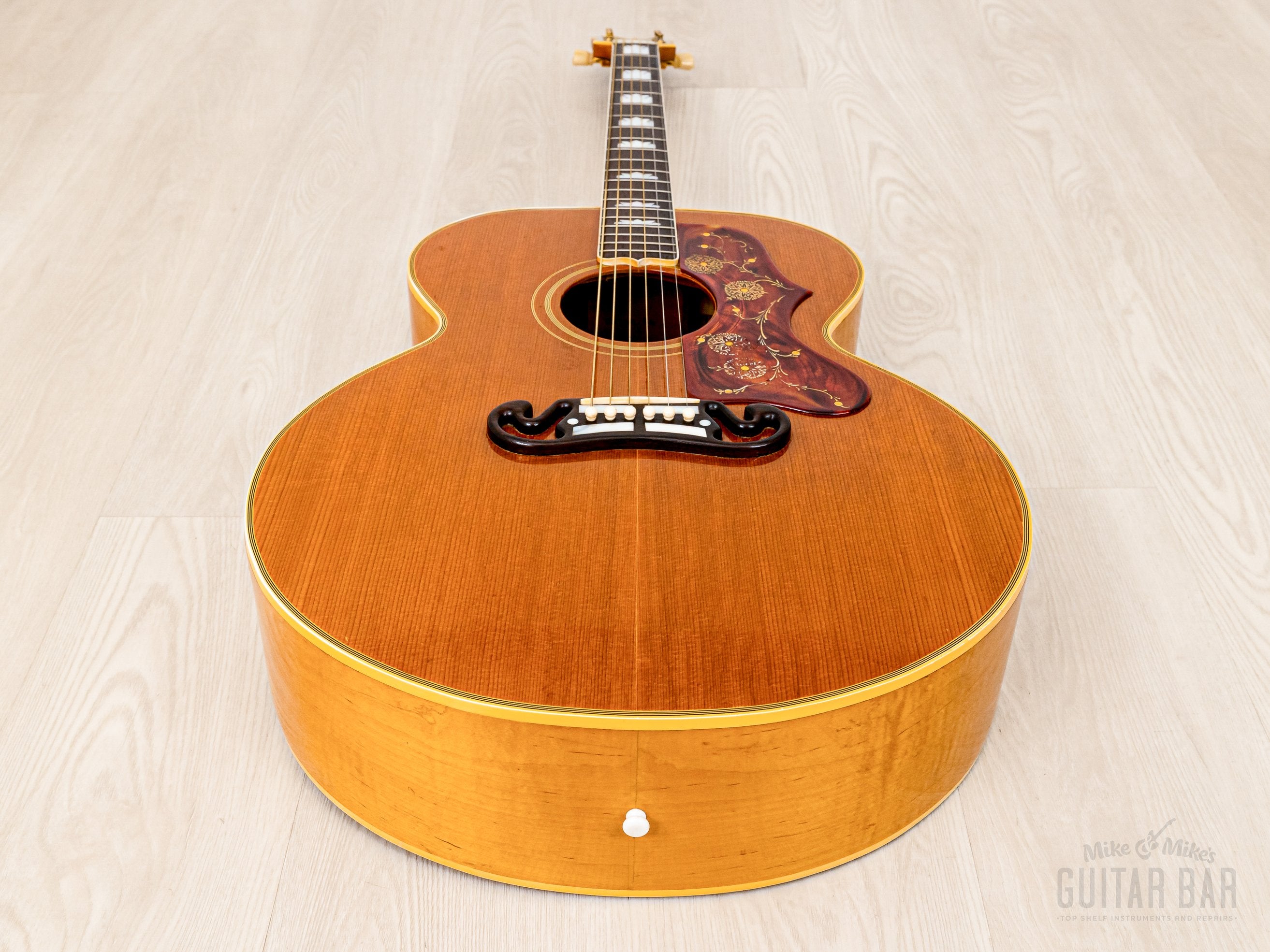 1956 Gibson J-200 Vintage Jumbo Acoustic Guitar Blonde w/ Lifton Case