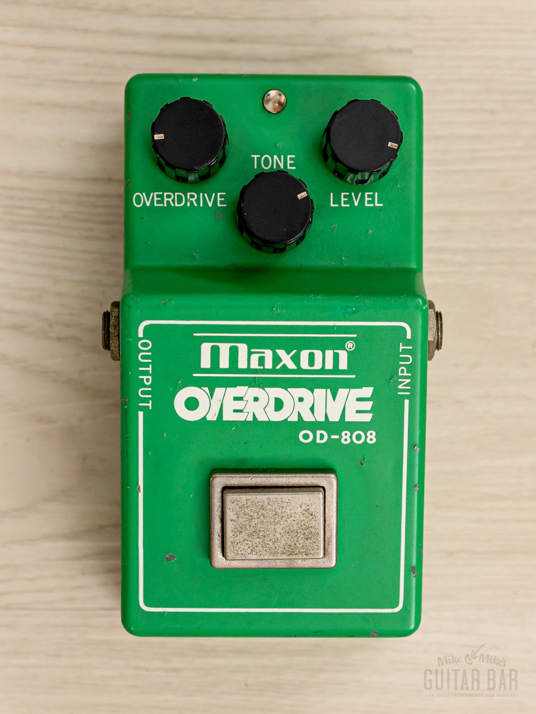 1979 Maxon OD-808 Overdrive Vintage Guitar Effects Pedal w/ JRC4558D, Ibanez TS-808 Tube Screamer